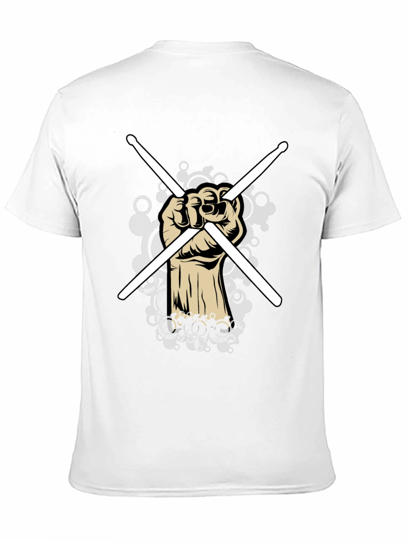 Drummer Fist T-Shirt - Rock and Roll Style