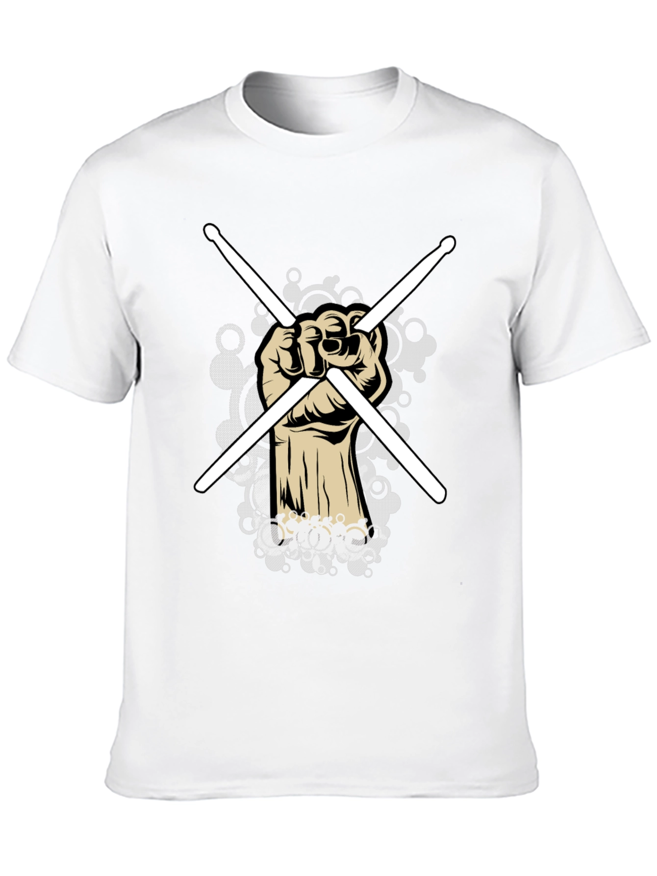 Drummer Fist T-Shirt - Rock and Roll Style