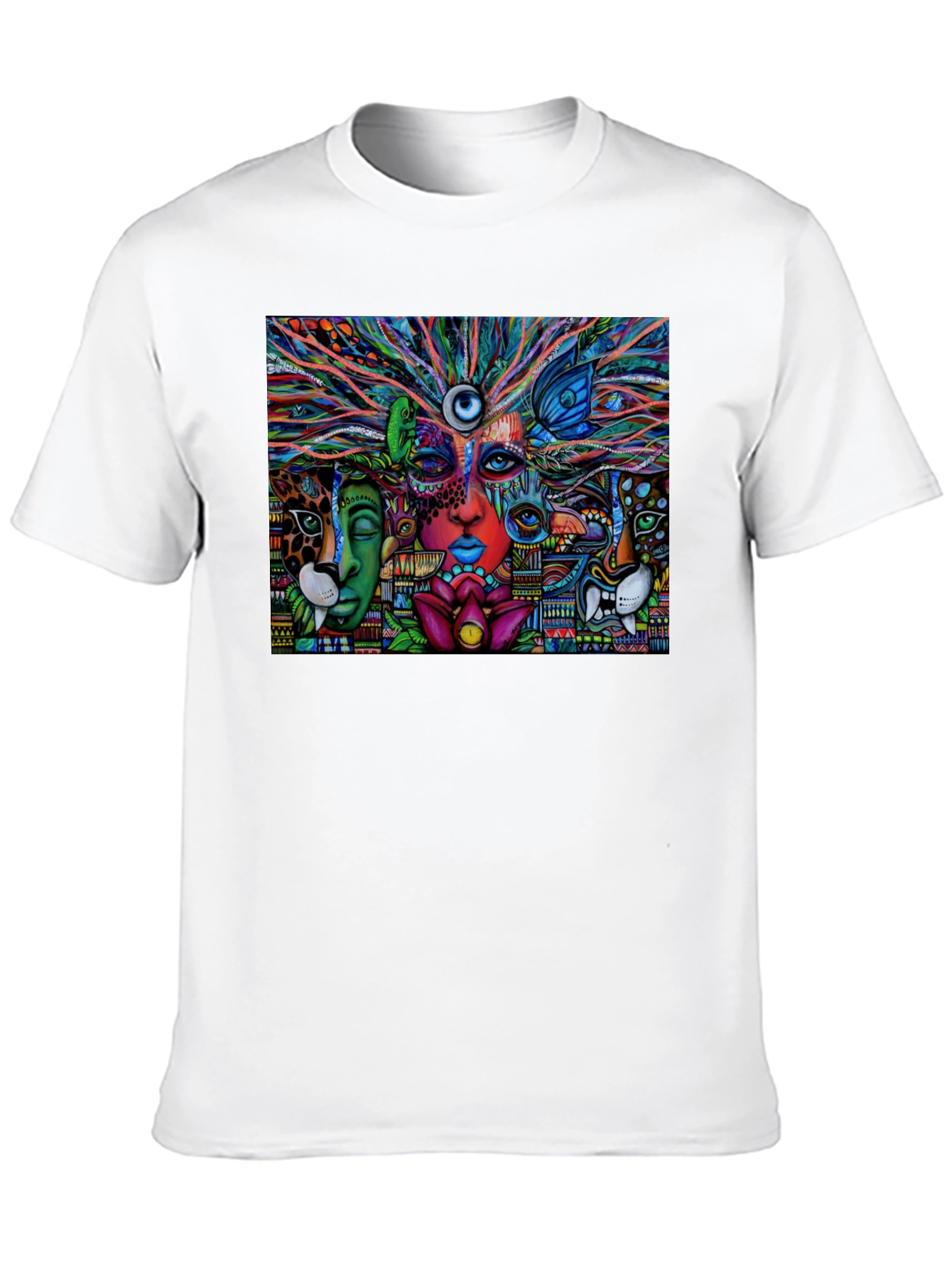 Psychedelic Vision Graphic Tee - Vivid Art Shirt