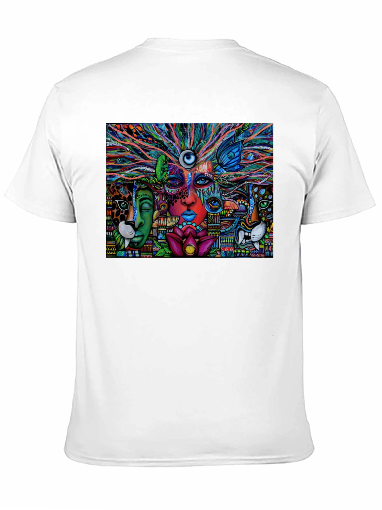 Psychedelic Vision Graphic Tee - Vivid Art Shirt