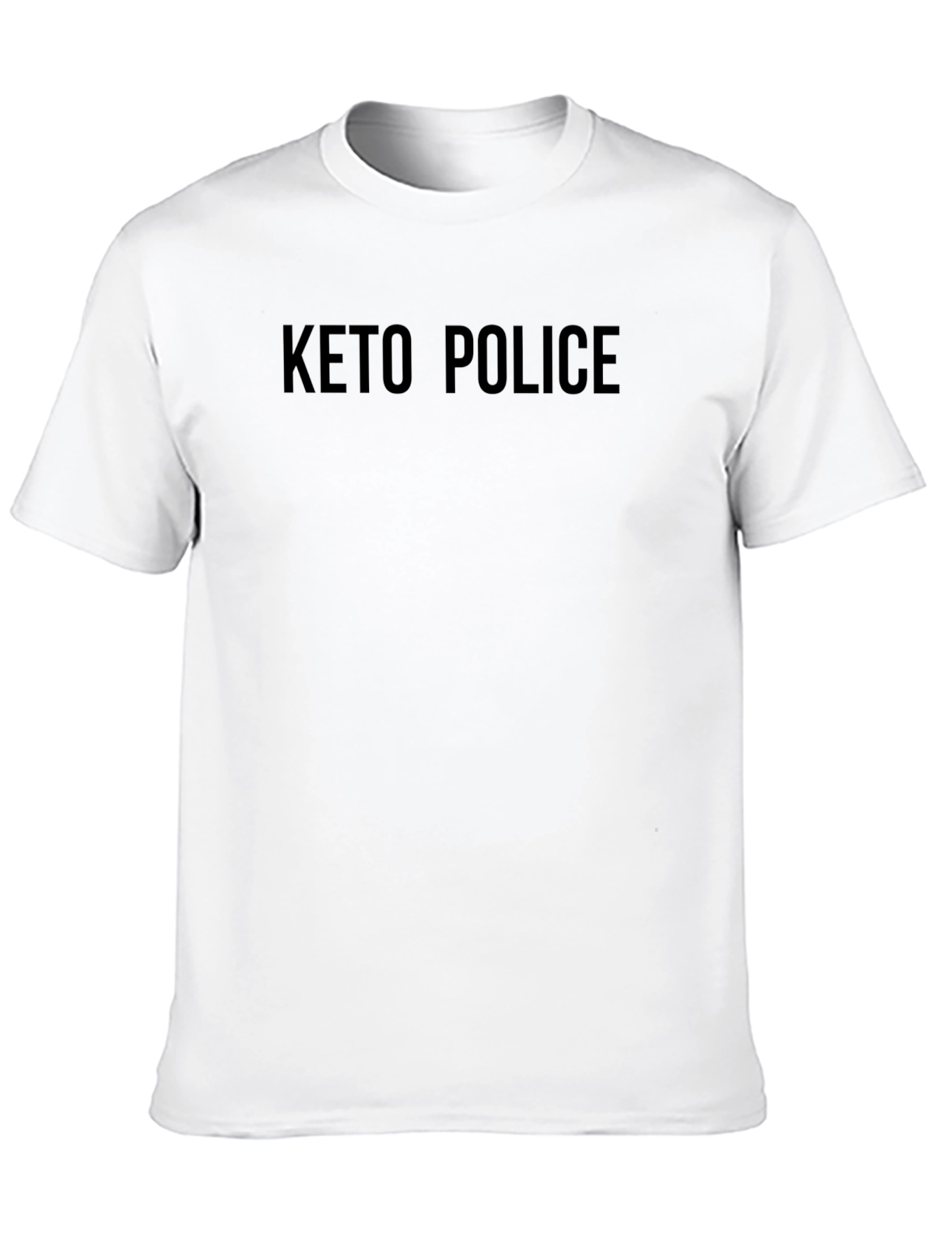 Keto Police Black Graphic Tee