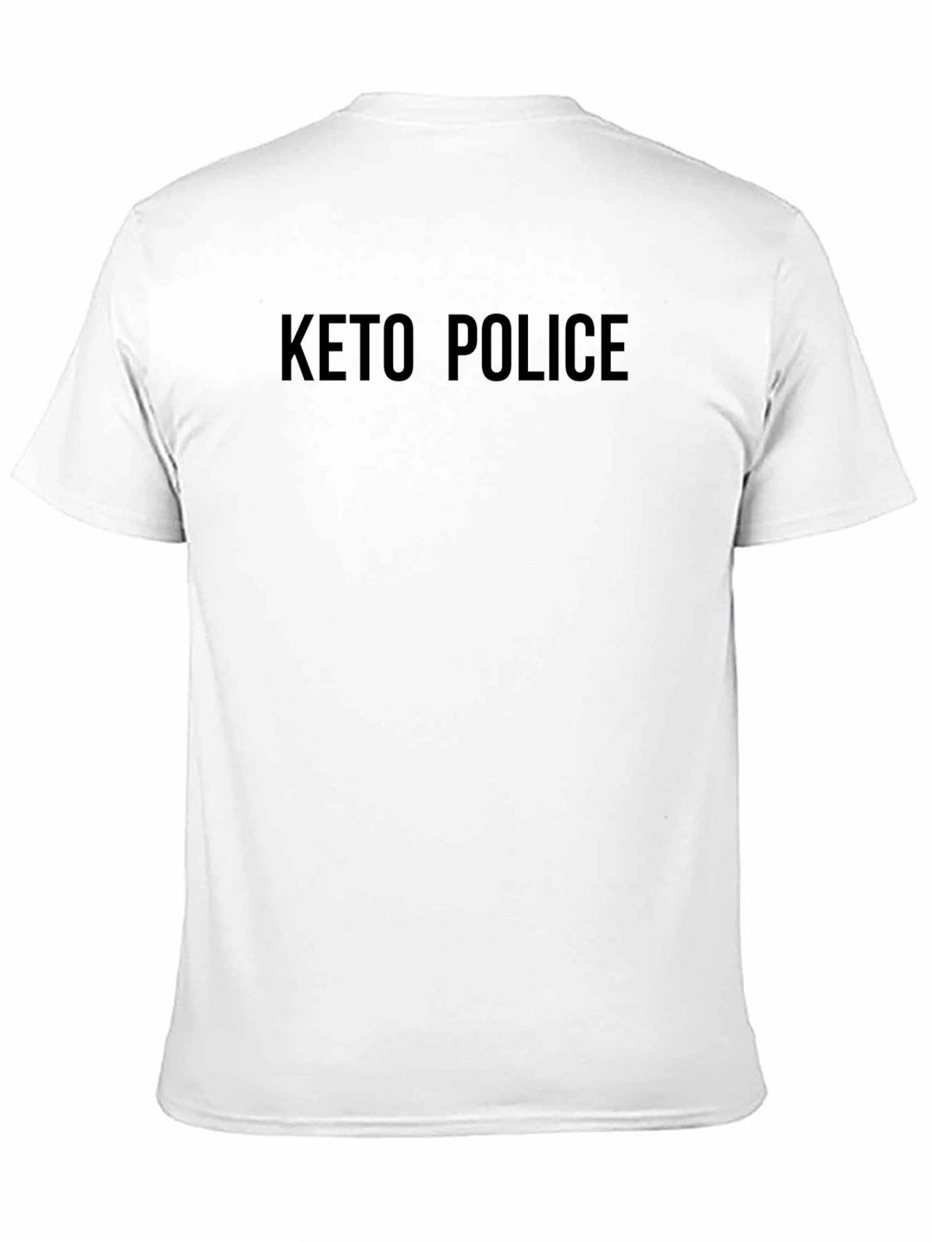 Keto Police Black Graphic Tee