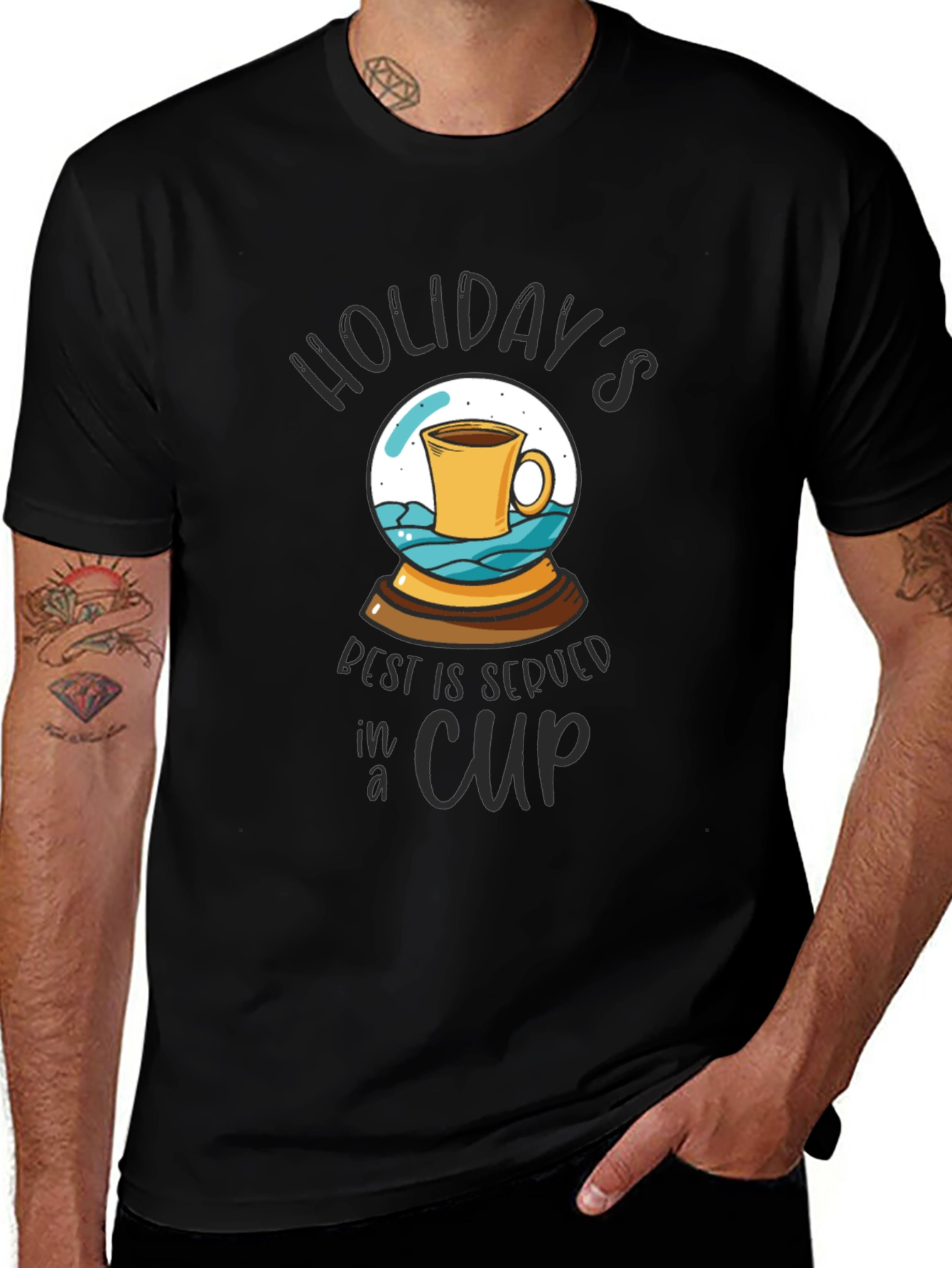 Holidays Best Served in a Cup T-Shirt