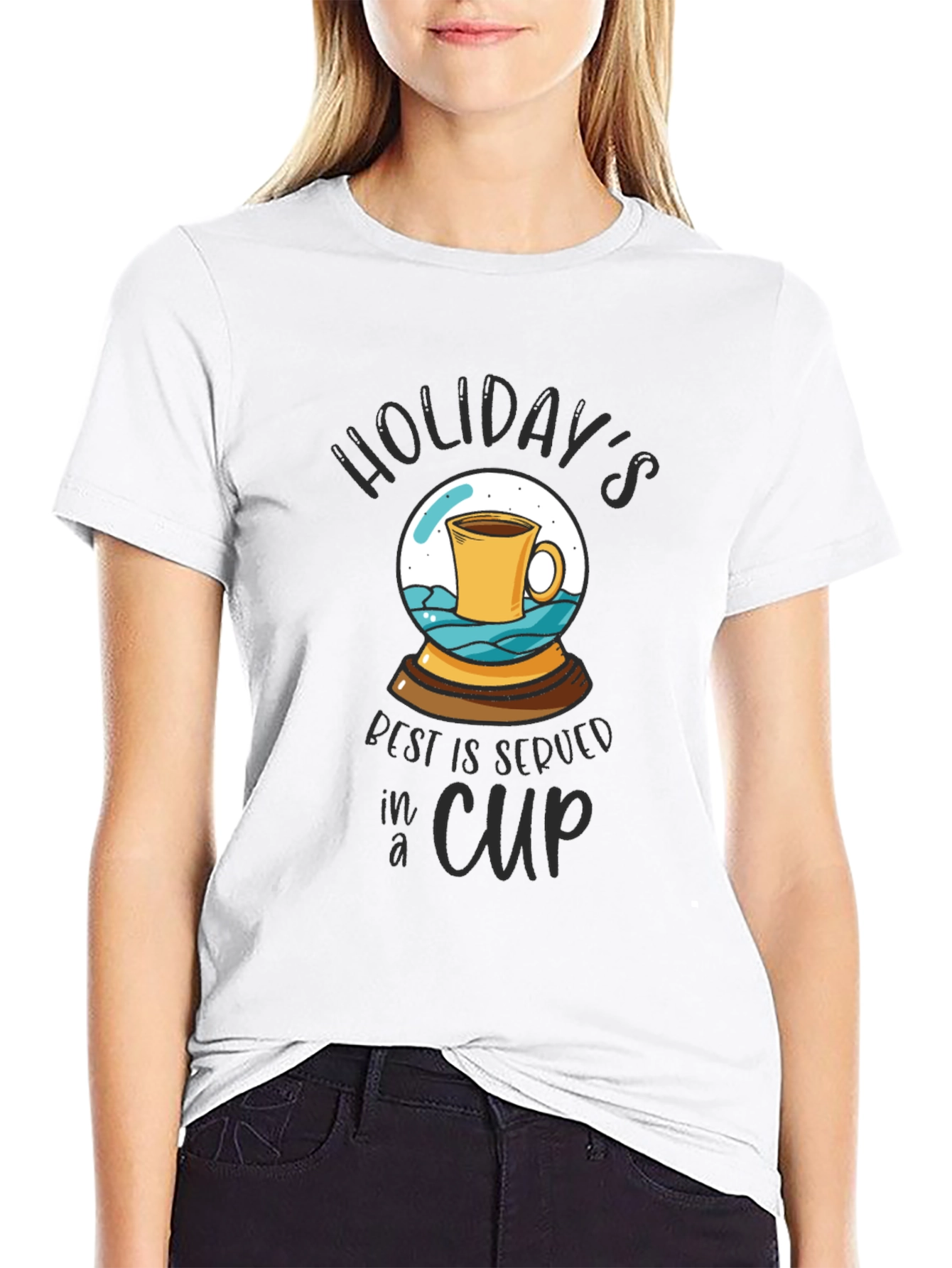 Holidays Best Served in a Cup T-Shirt