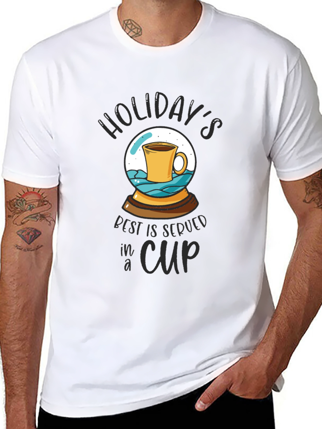 Holidays Best Served in a Cup T-Shirt