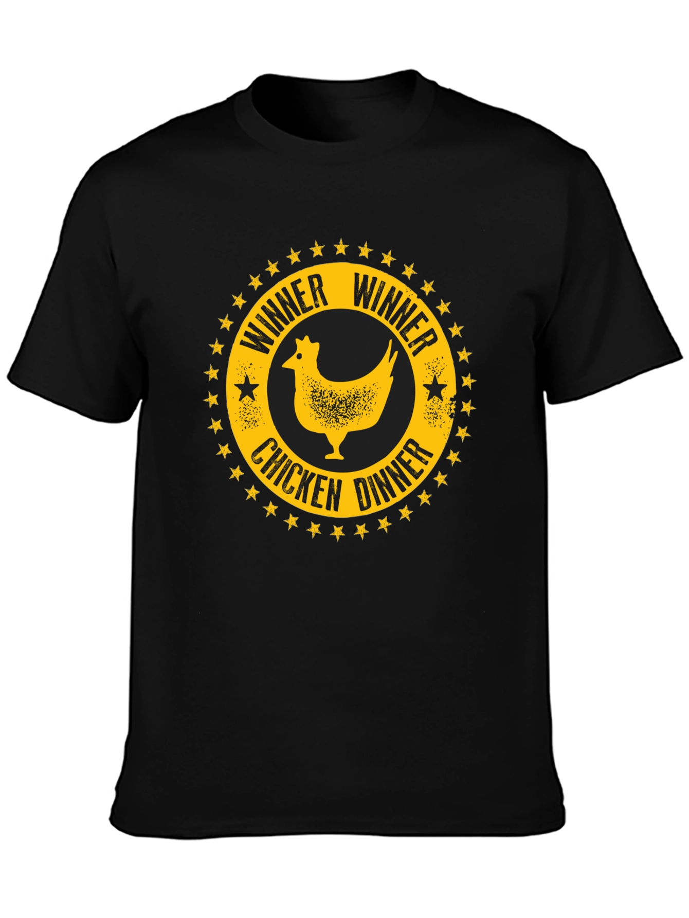 Winner Winner Chicken Dinner Black T-Shirt
