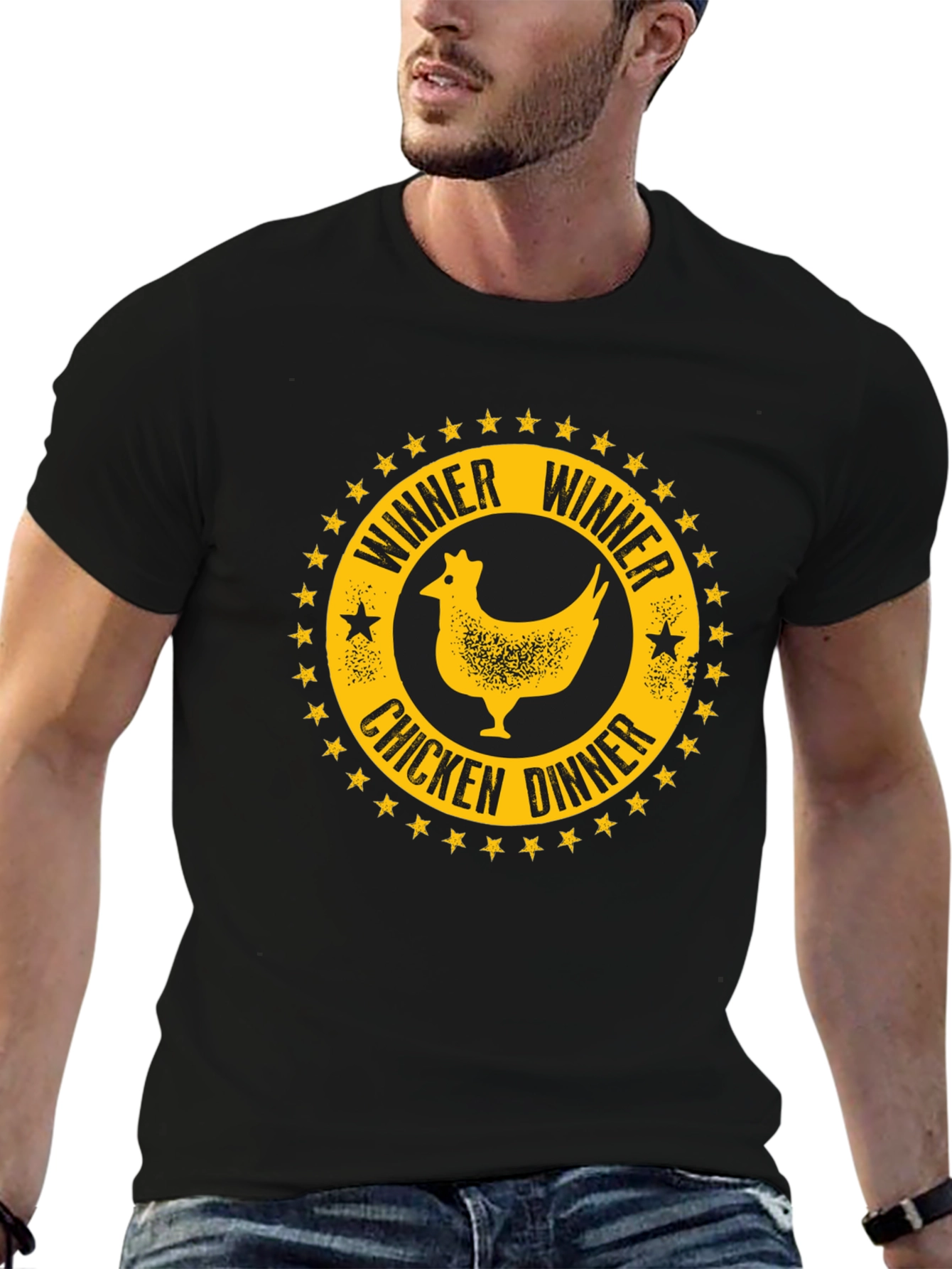 Winner Winner Chicken Dinner Black T-Shirt
