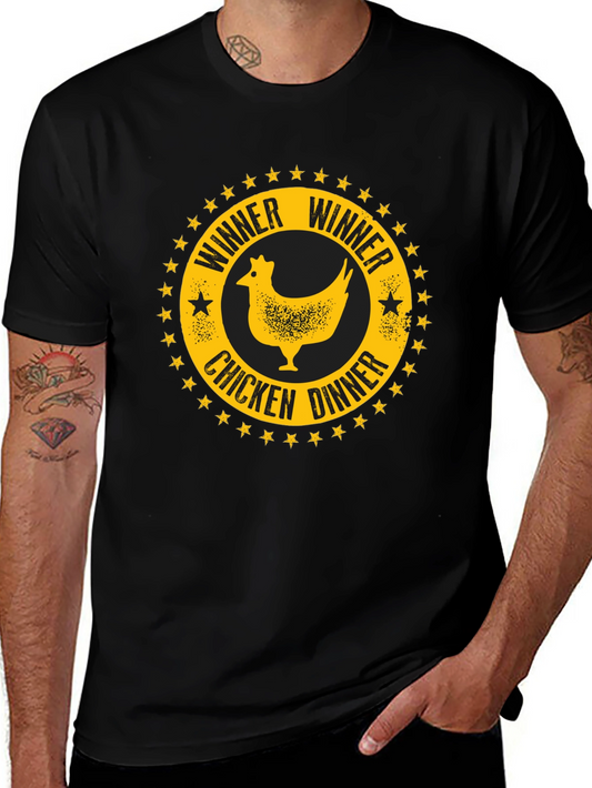 Winner Winner Chicken Dinner Black T-Shirt