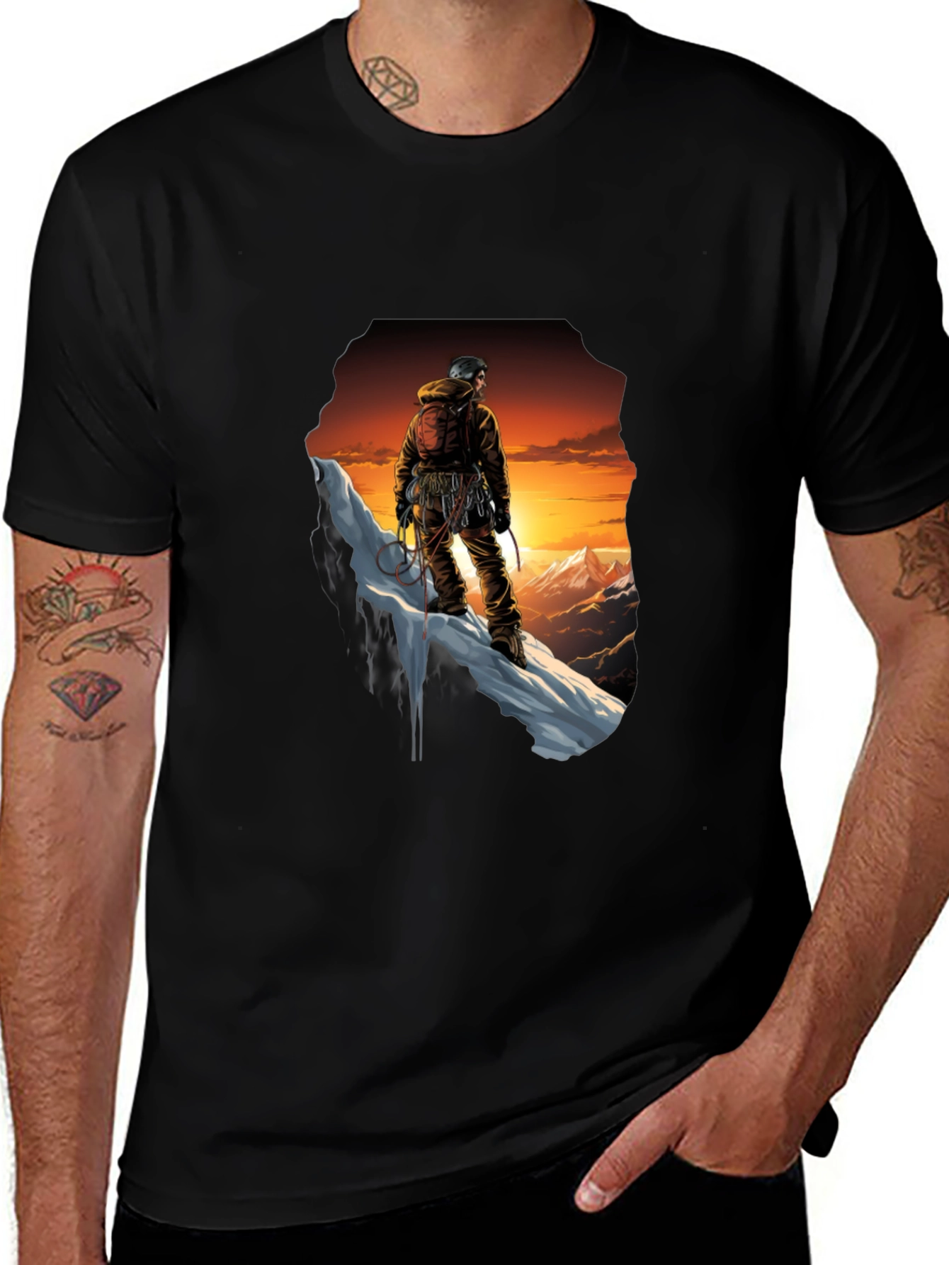 Mountaineer Graphic Tee - Adventure Awaits!