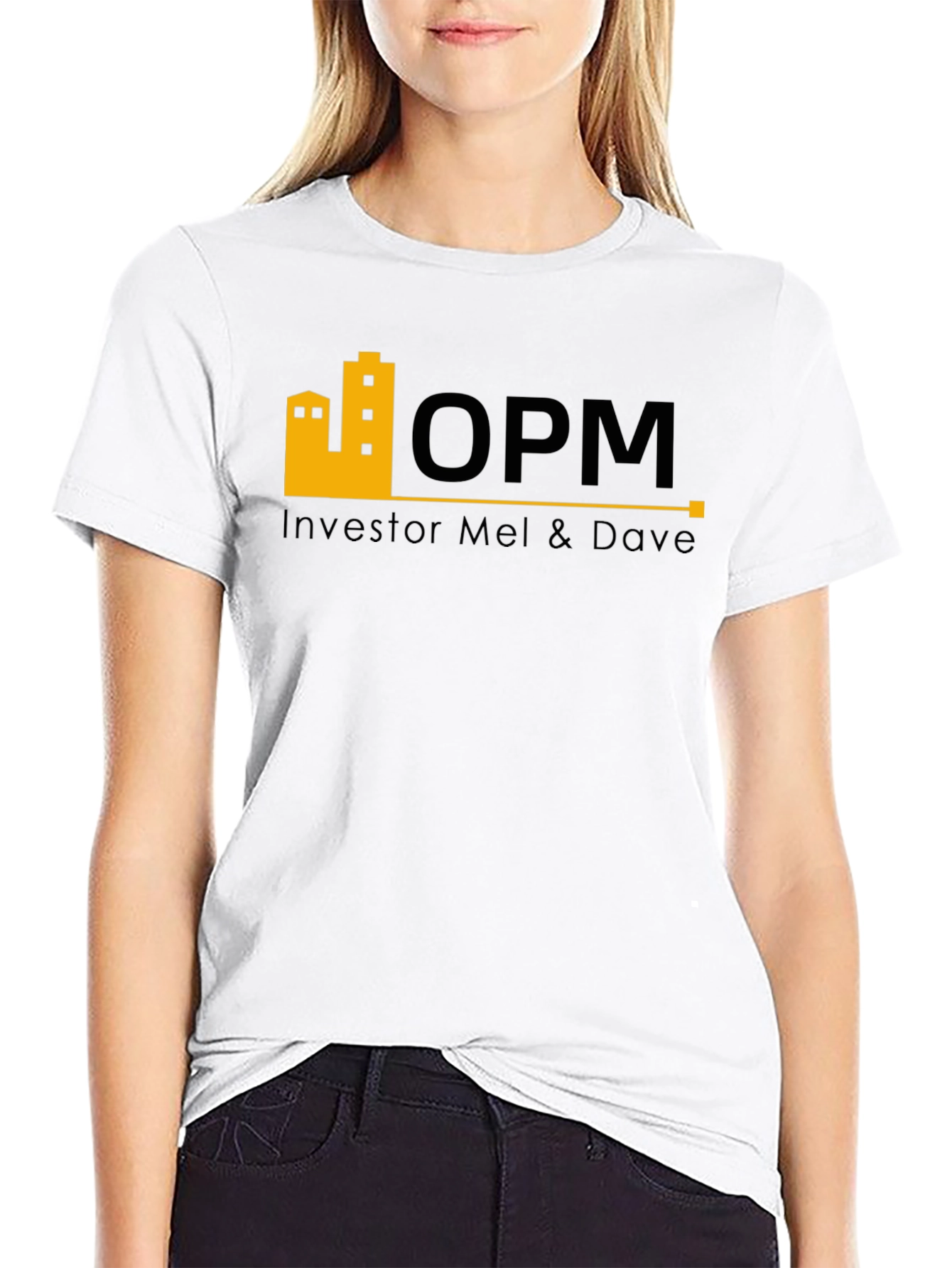 OPM Investor Mel & Dave Black T-Shirt