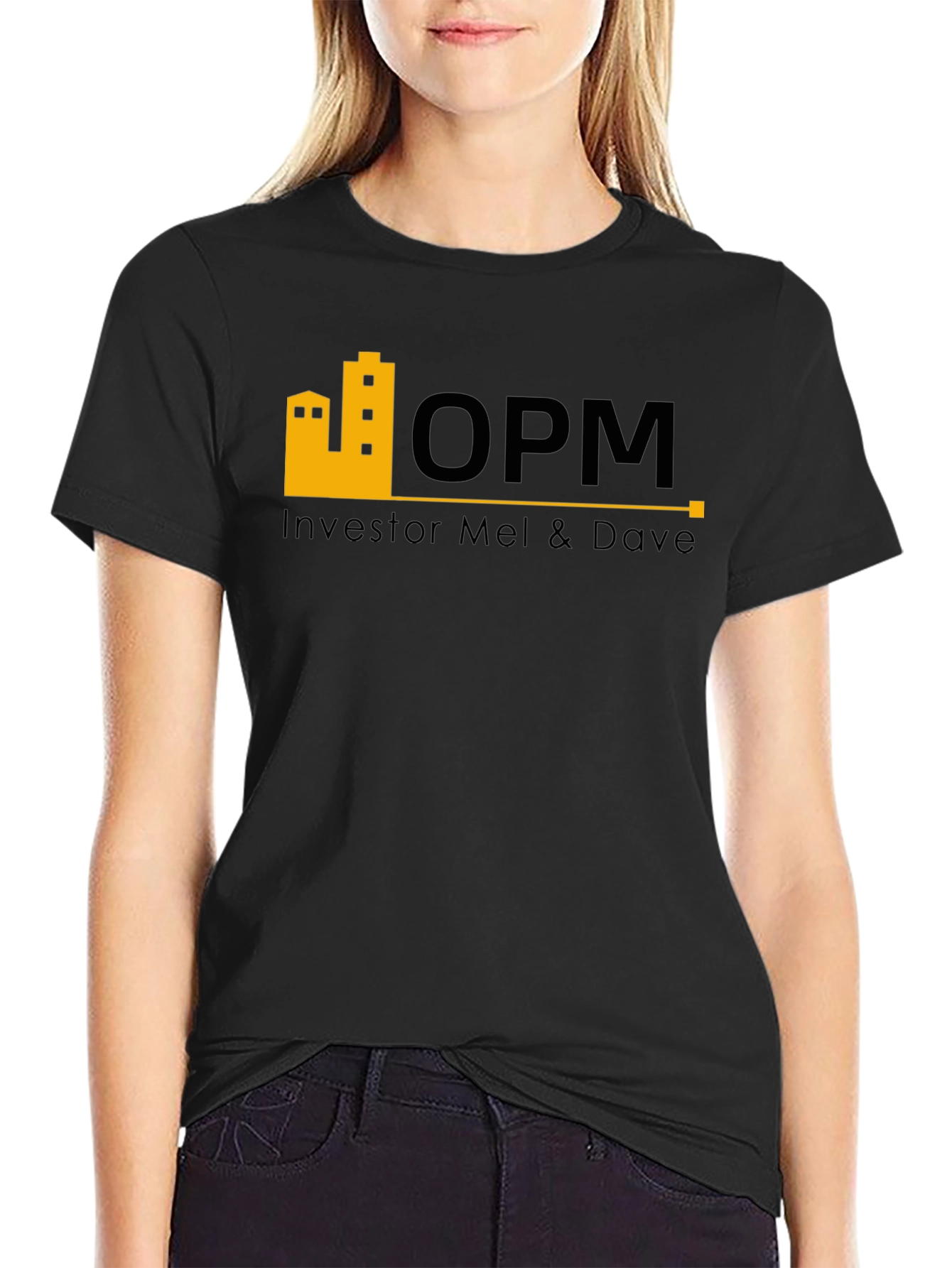 OPM Investor Mel & Dave Black T-Shirt