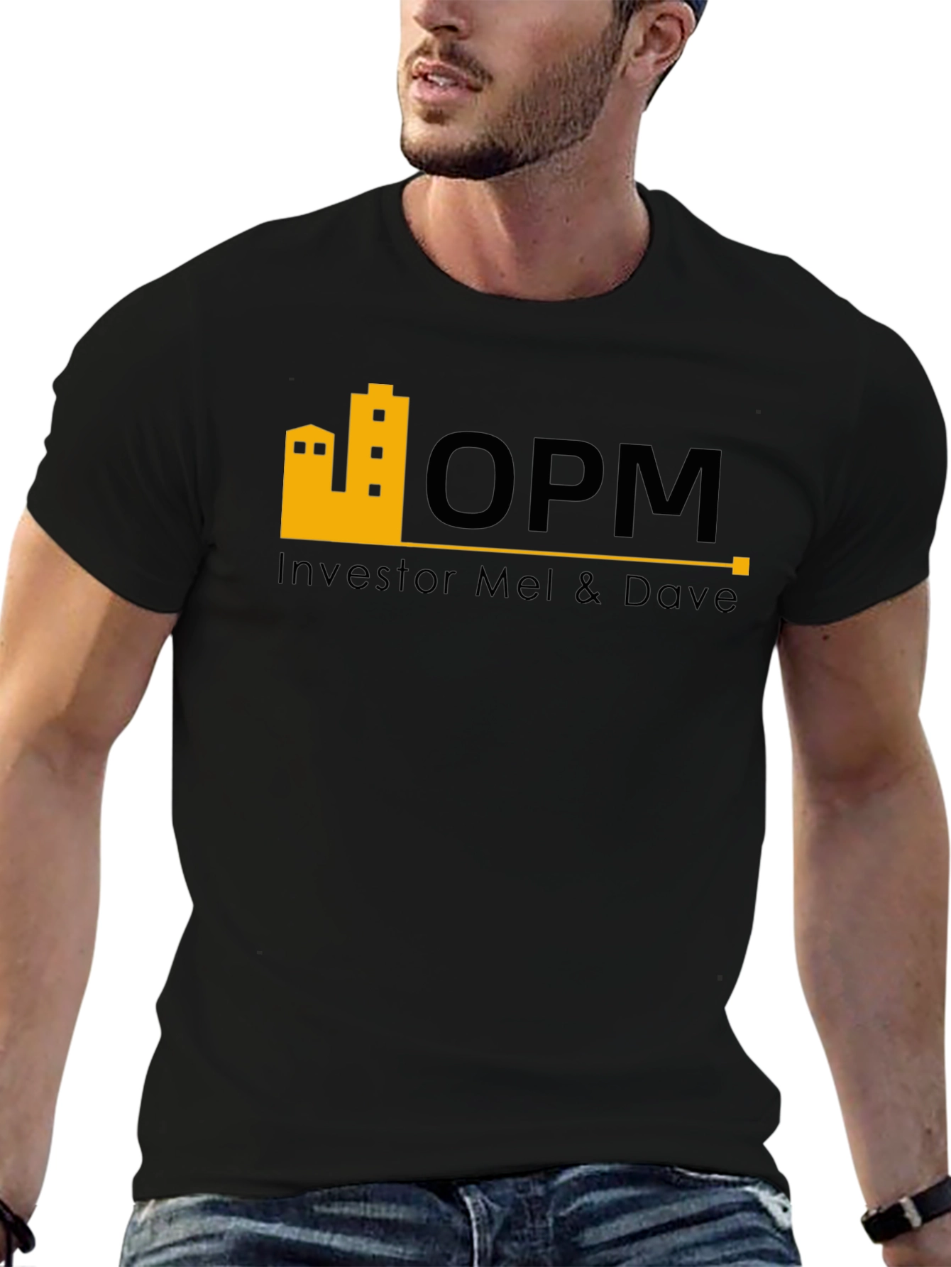 OPM Investor Mel & Dave Black T-Shirt