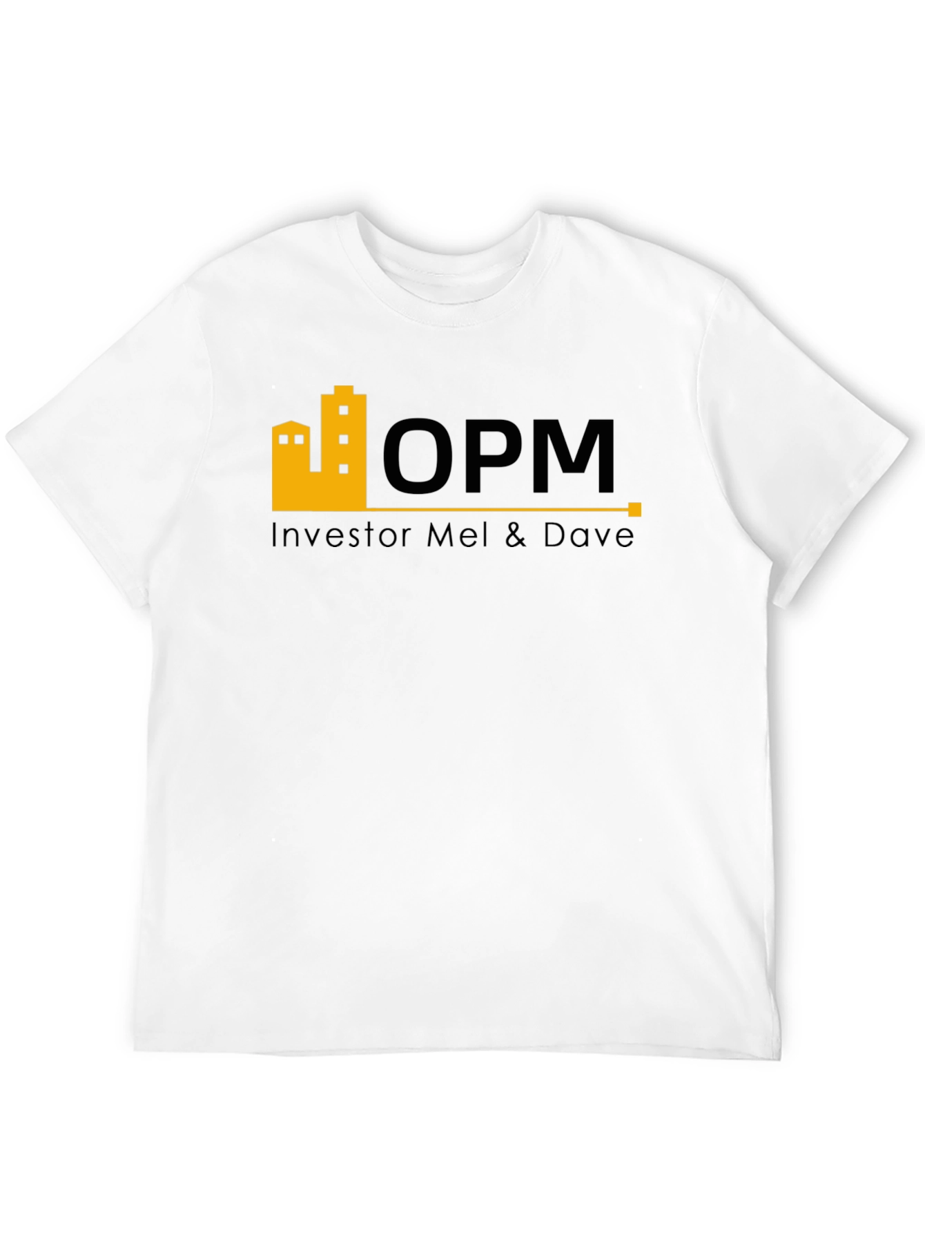 OPM Investor Mel & Dave Black T-Shirt
