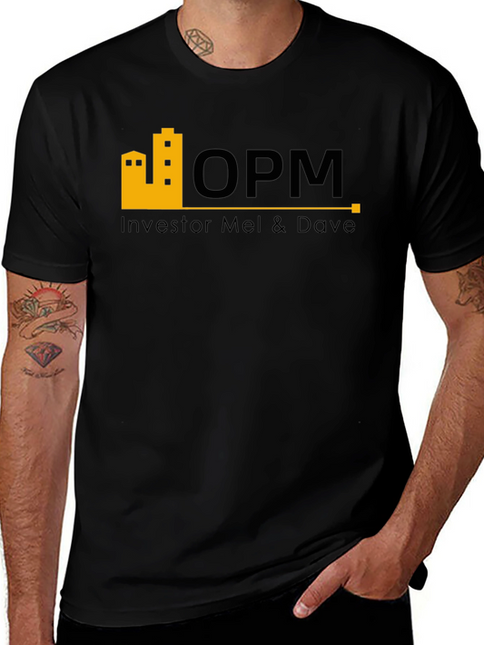 OPM Investor Mel & Dave Black T-Shirt