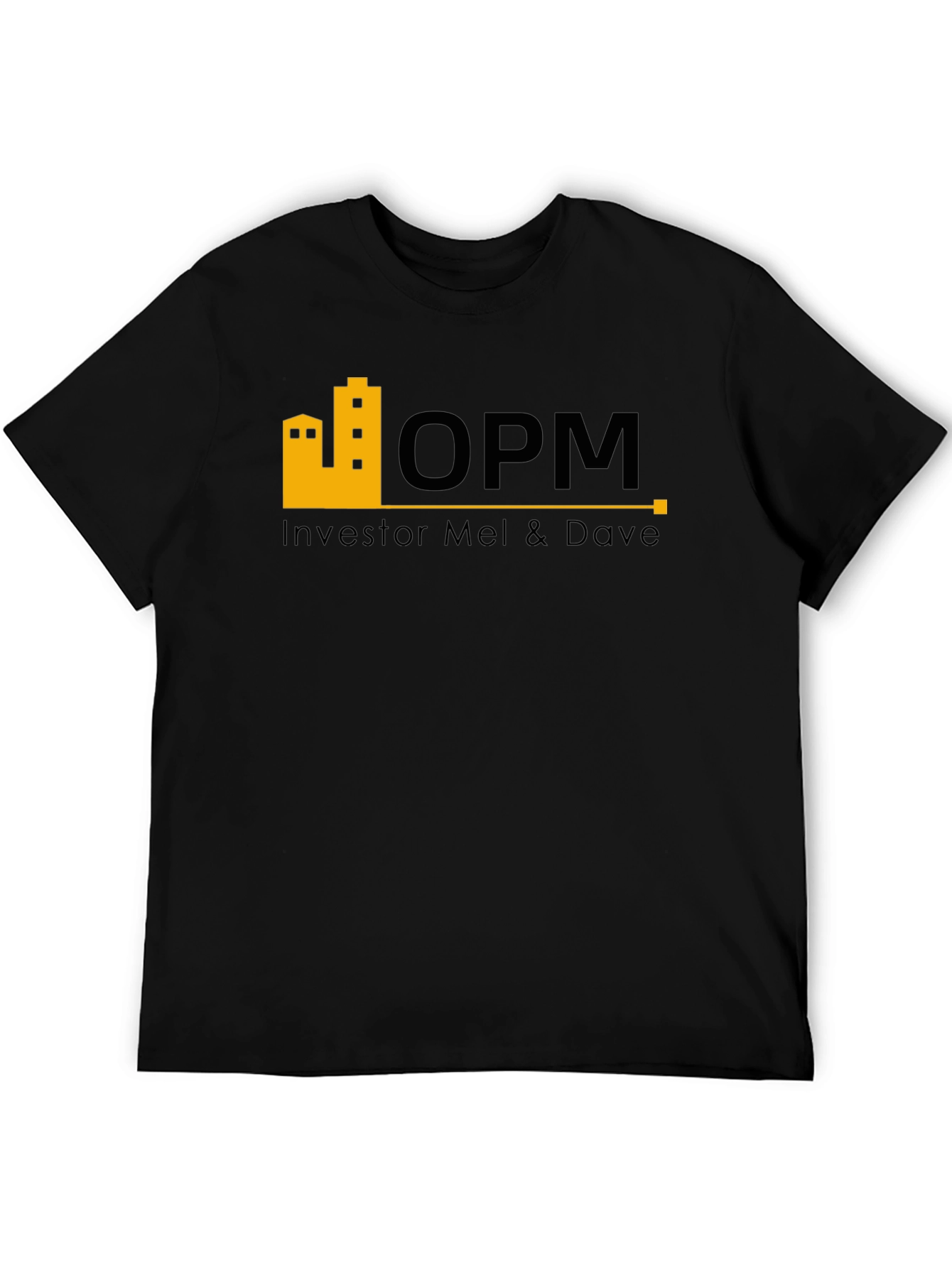 OPM Investor Mel & Dave Black T-Shirt