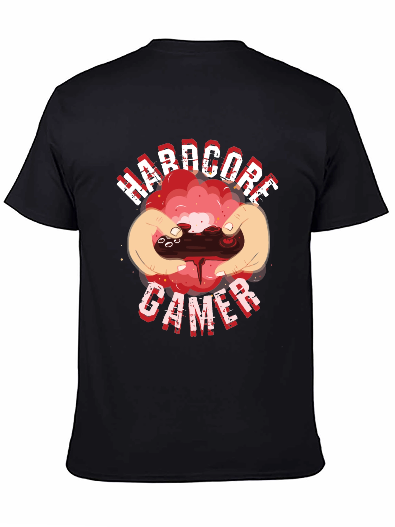 Hardcore Gamer Black T-Shirt