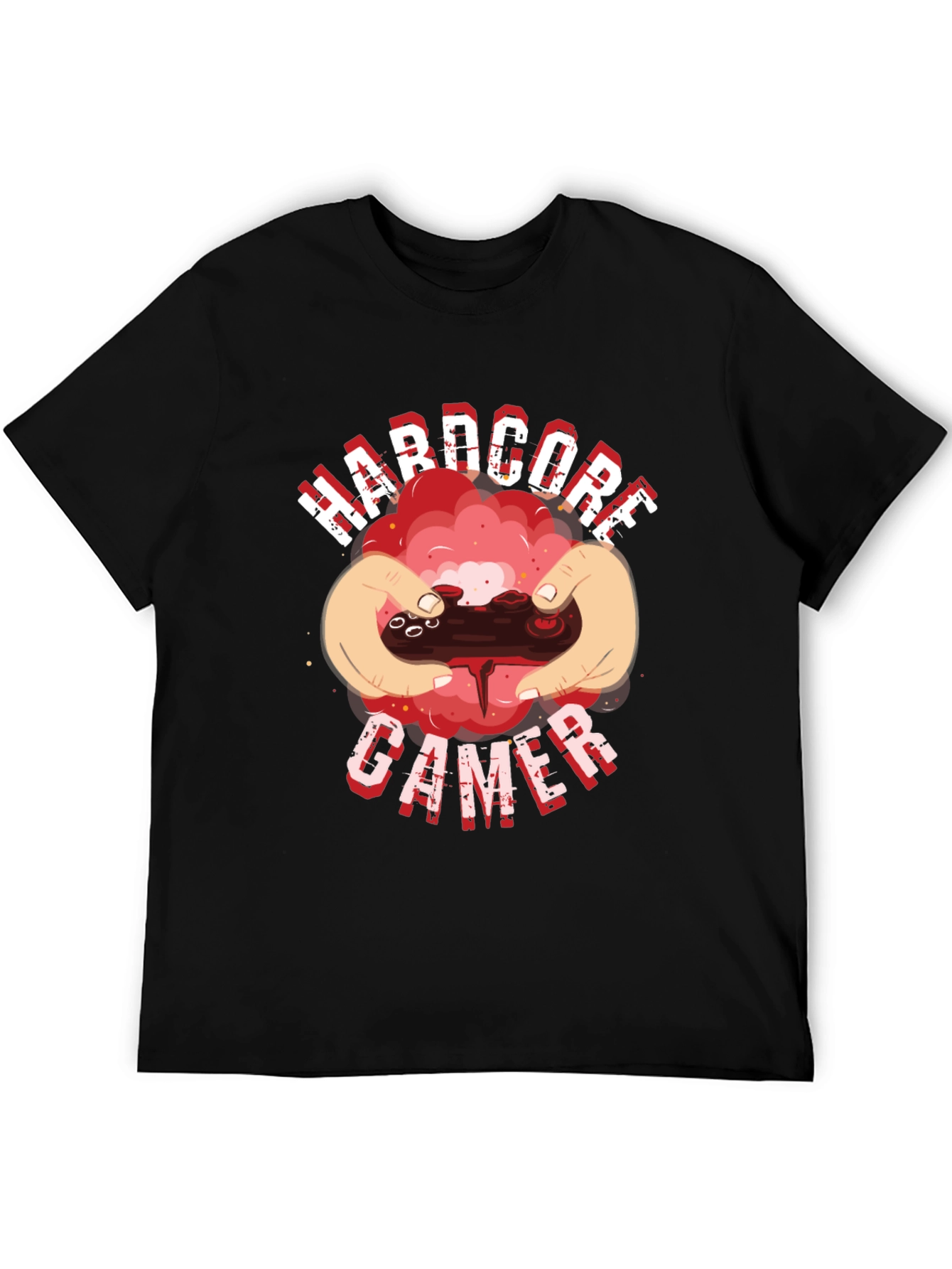 Hardcore Gamer Black T-Shirt