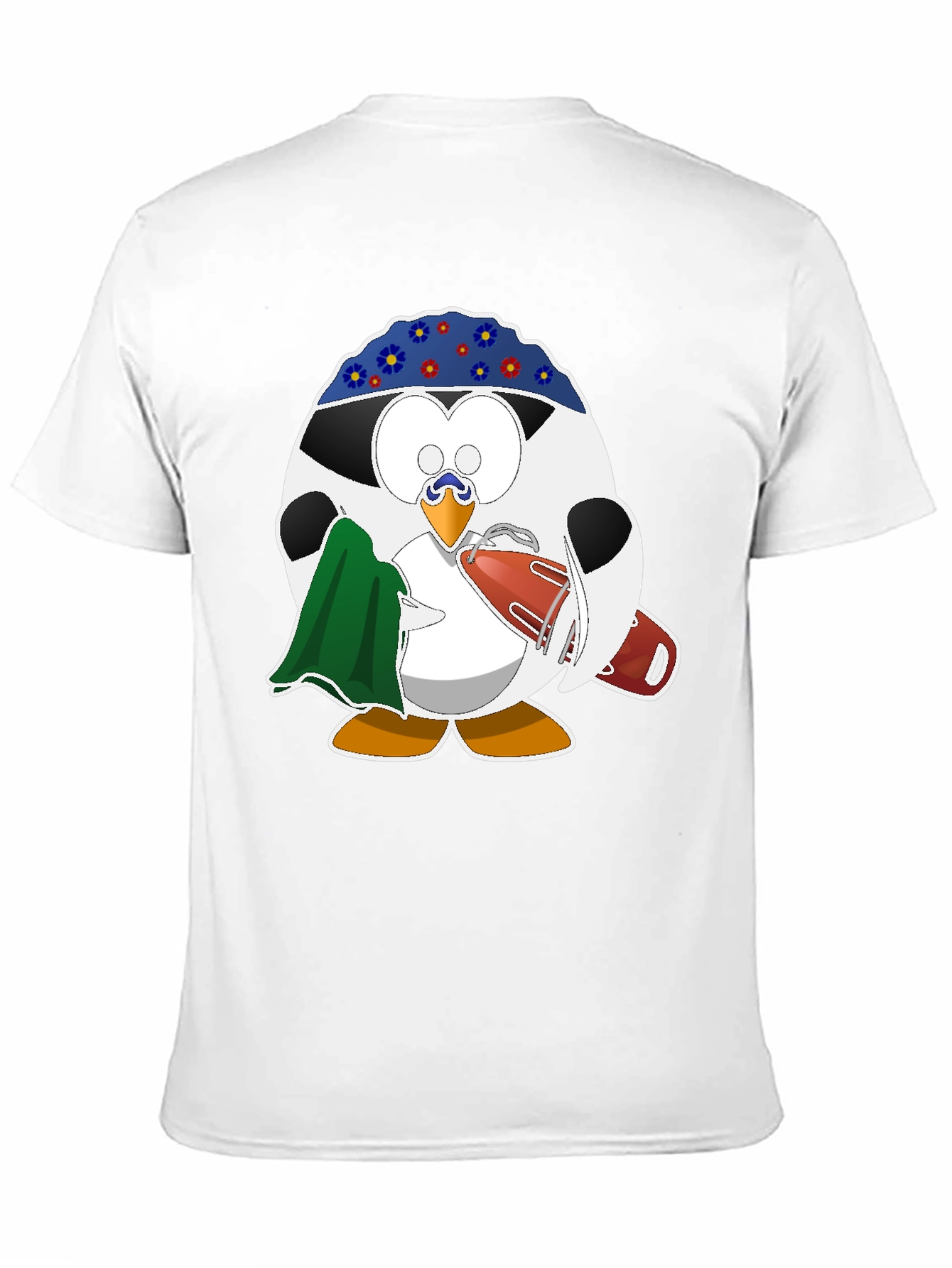Lifeguard Penguin Graphic T-Shirt - Black