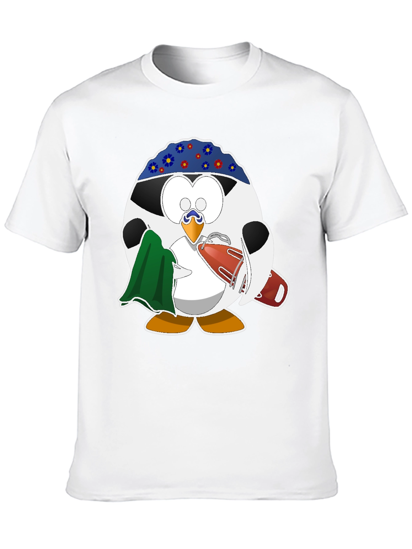 Lifeguard Penguin Graphic T-Shirt - Black