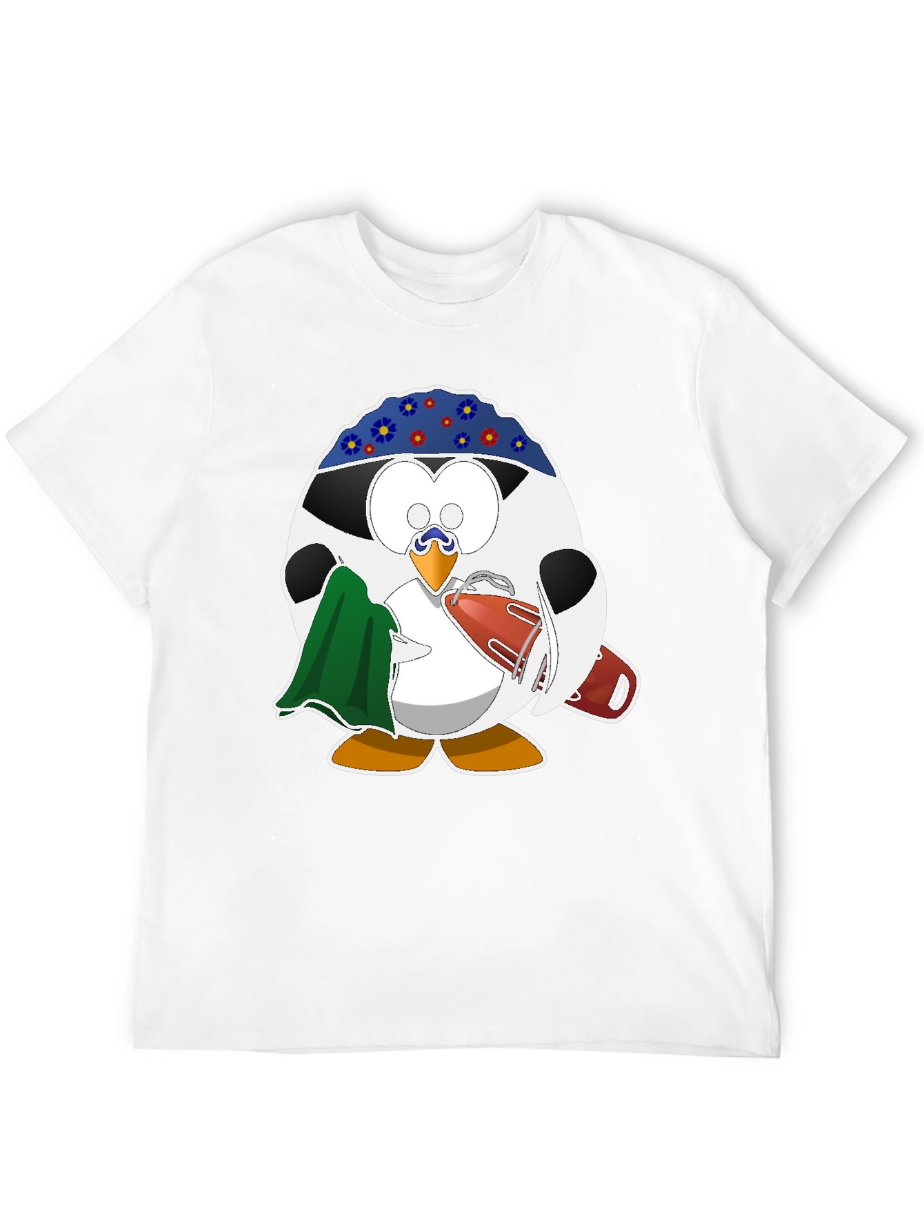 Lifeguard Penguin Graphic T-Shirt - Black