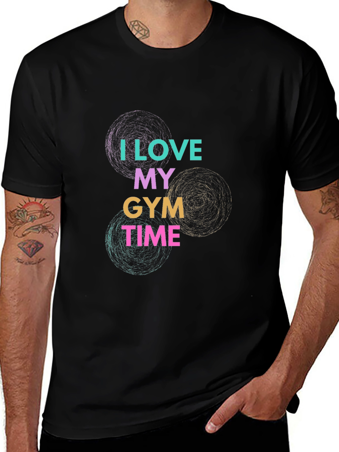 I Love My Gym Time Graphic T-Shirt