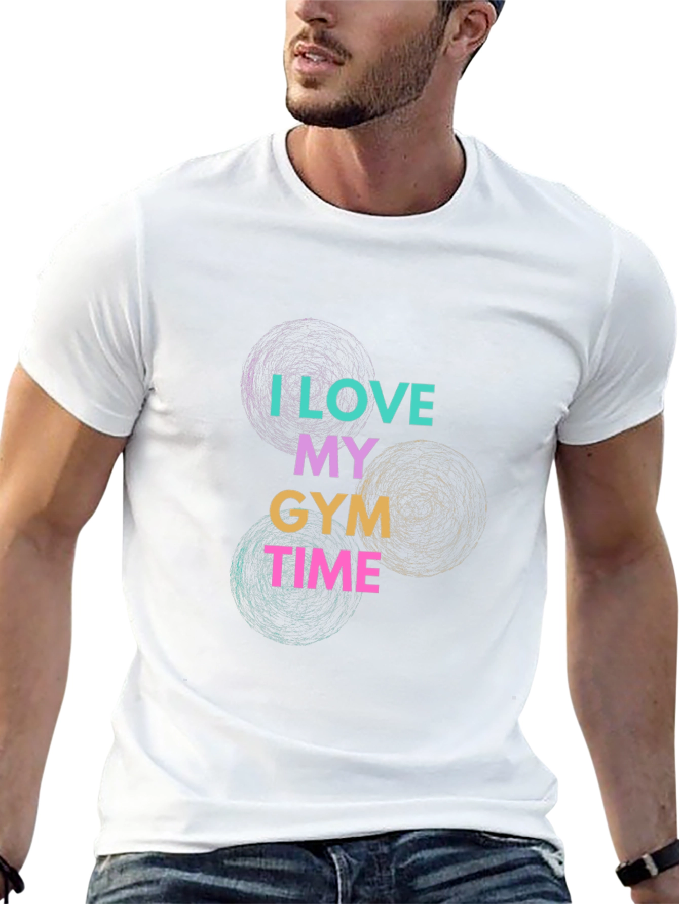 I Love My Gym Time Graphic T-Shirt