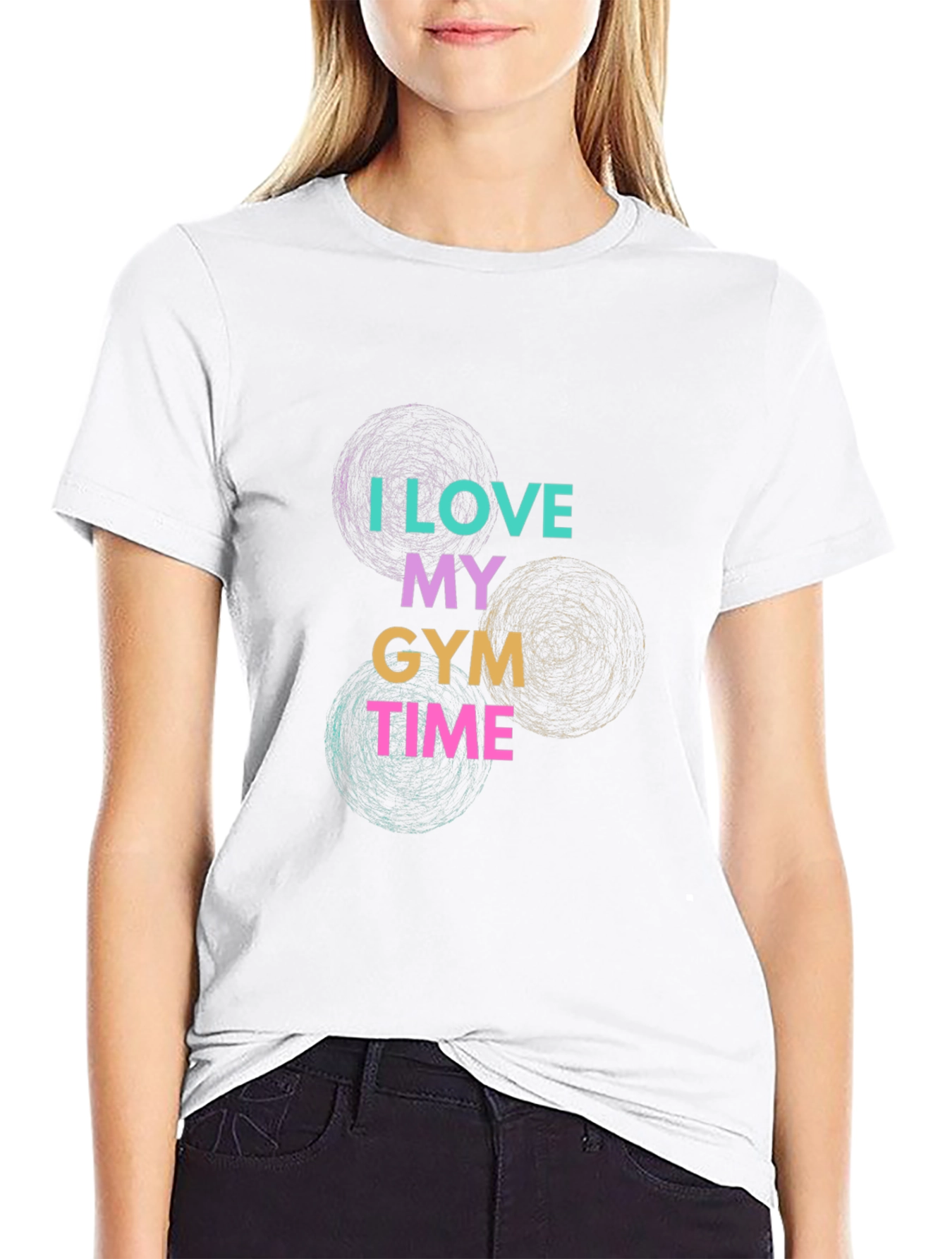 I Love My Gym Time Graphic T-Shirt