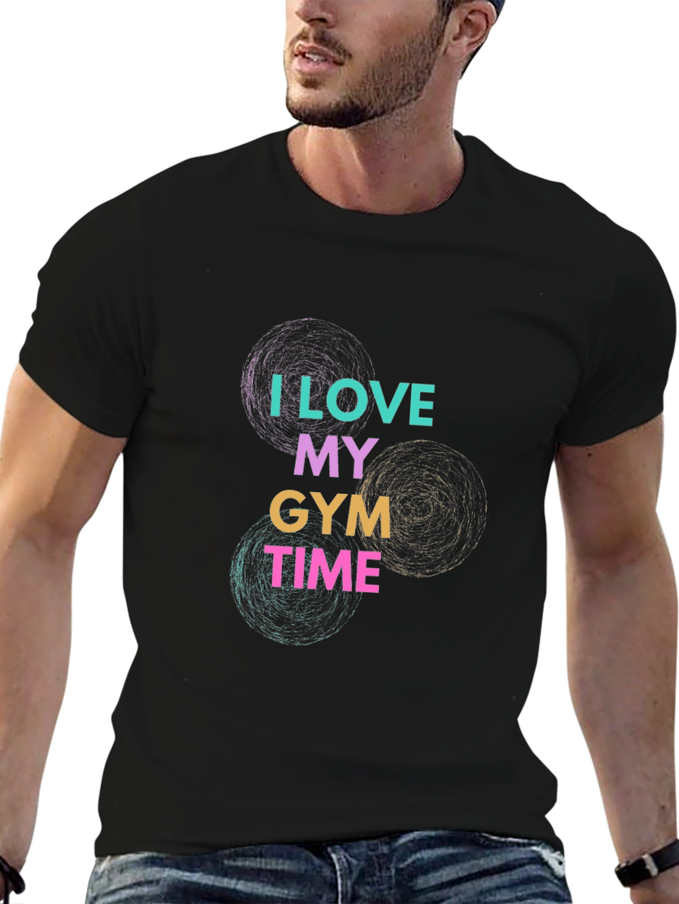 I Love My Gym Time Graphic T-Shirt