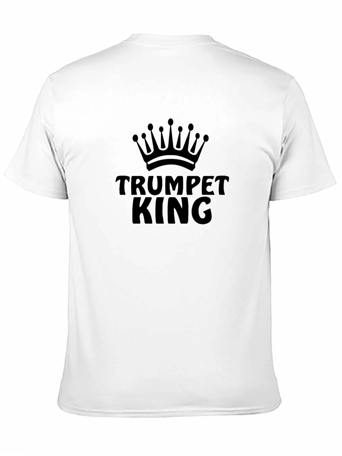 Trumpet King Graphic T-Shirt - Black