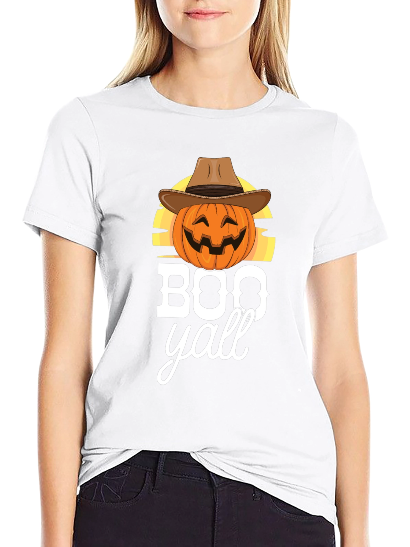 Boo Yall Pumpkin T-Shirt