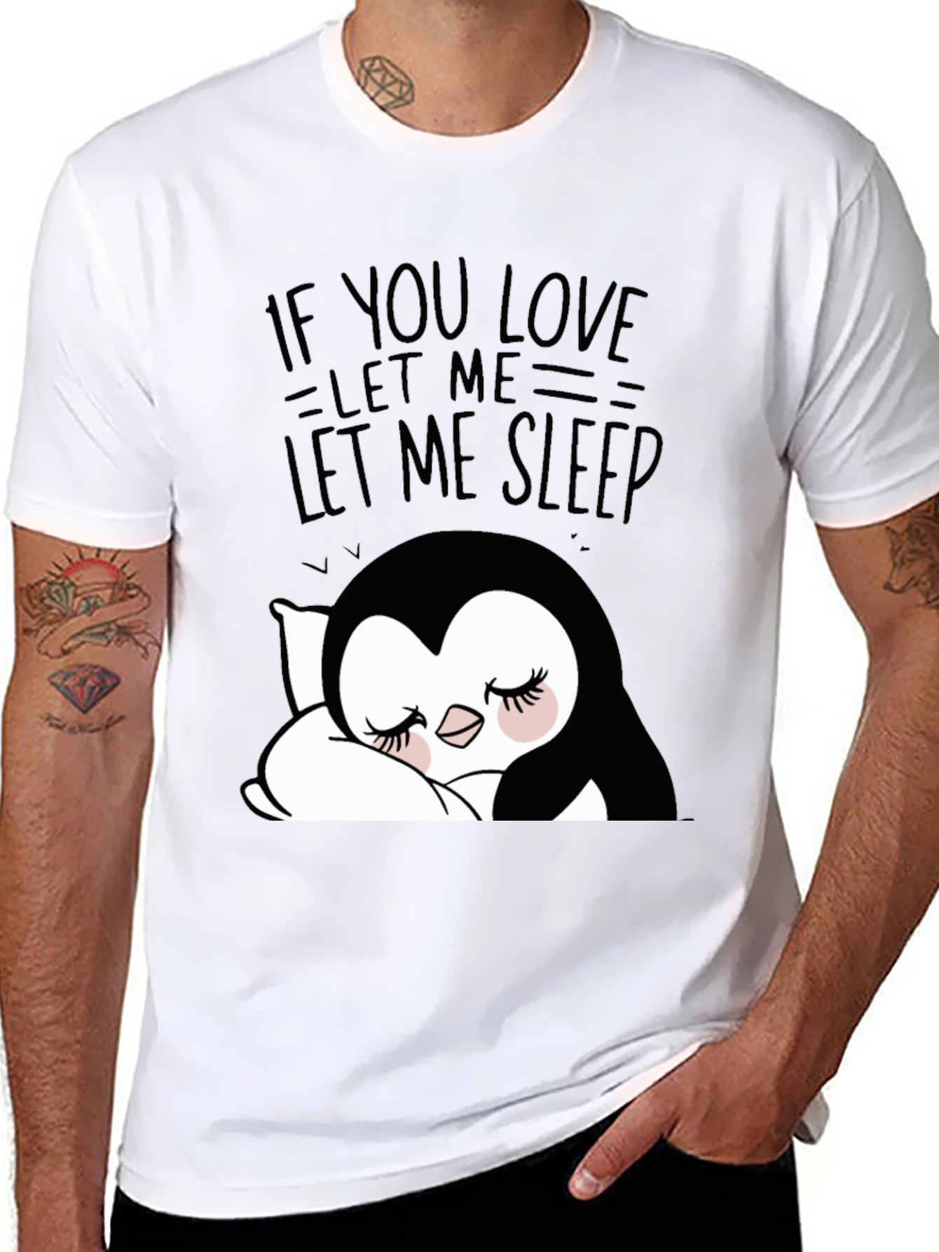 Cute Penguin Sleep T-Shirt