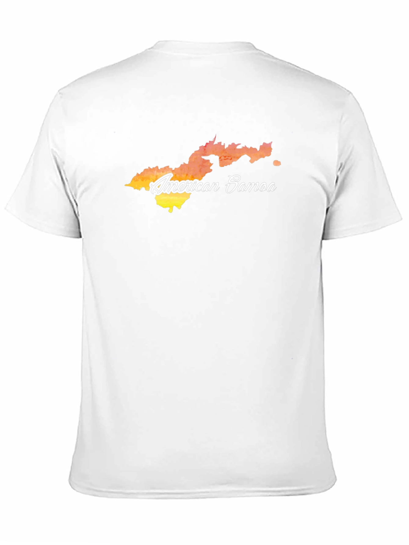 American Samoa T-Shirt Island Map Tee