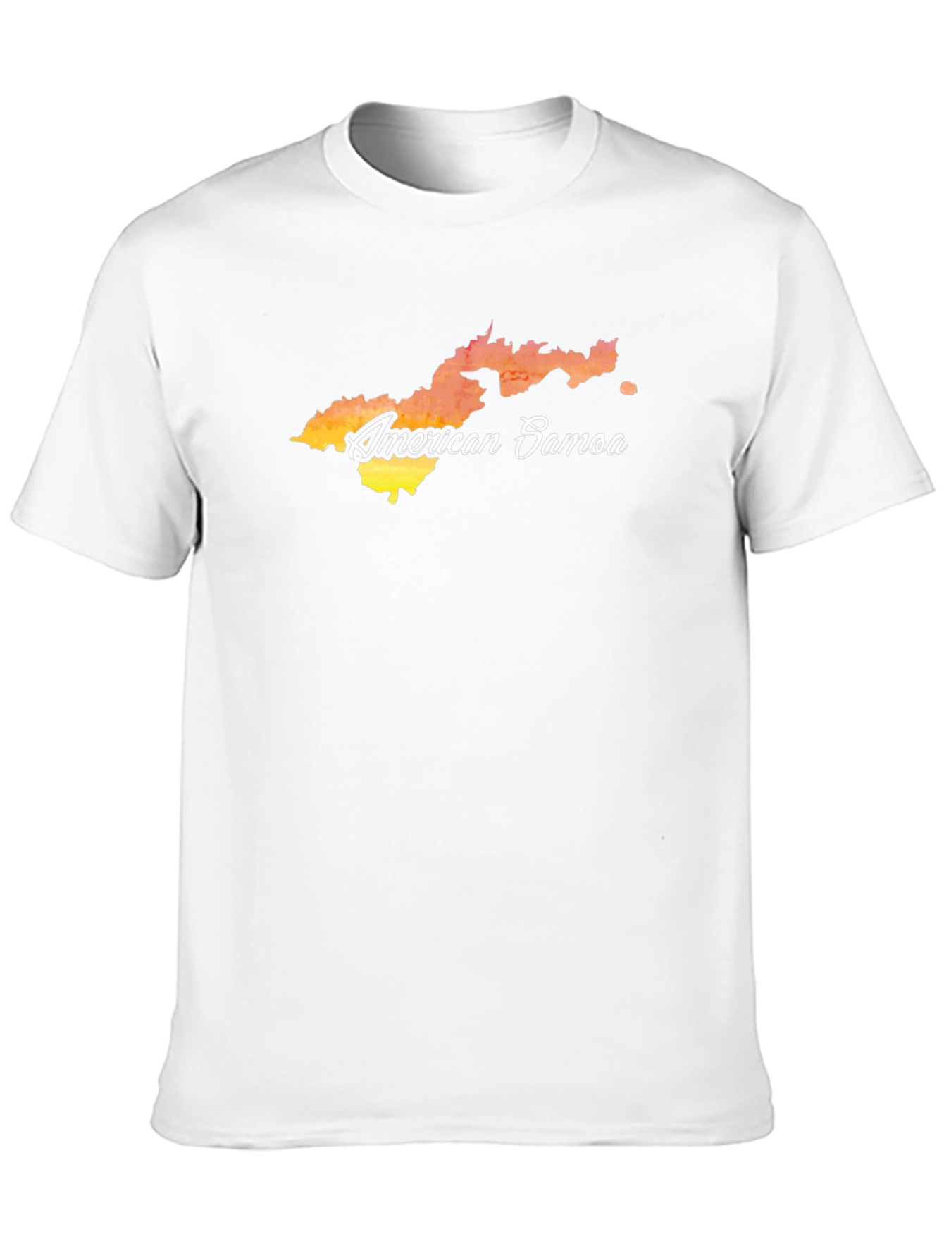 American Samoa T-Shirt Island Map Tee