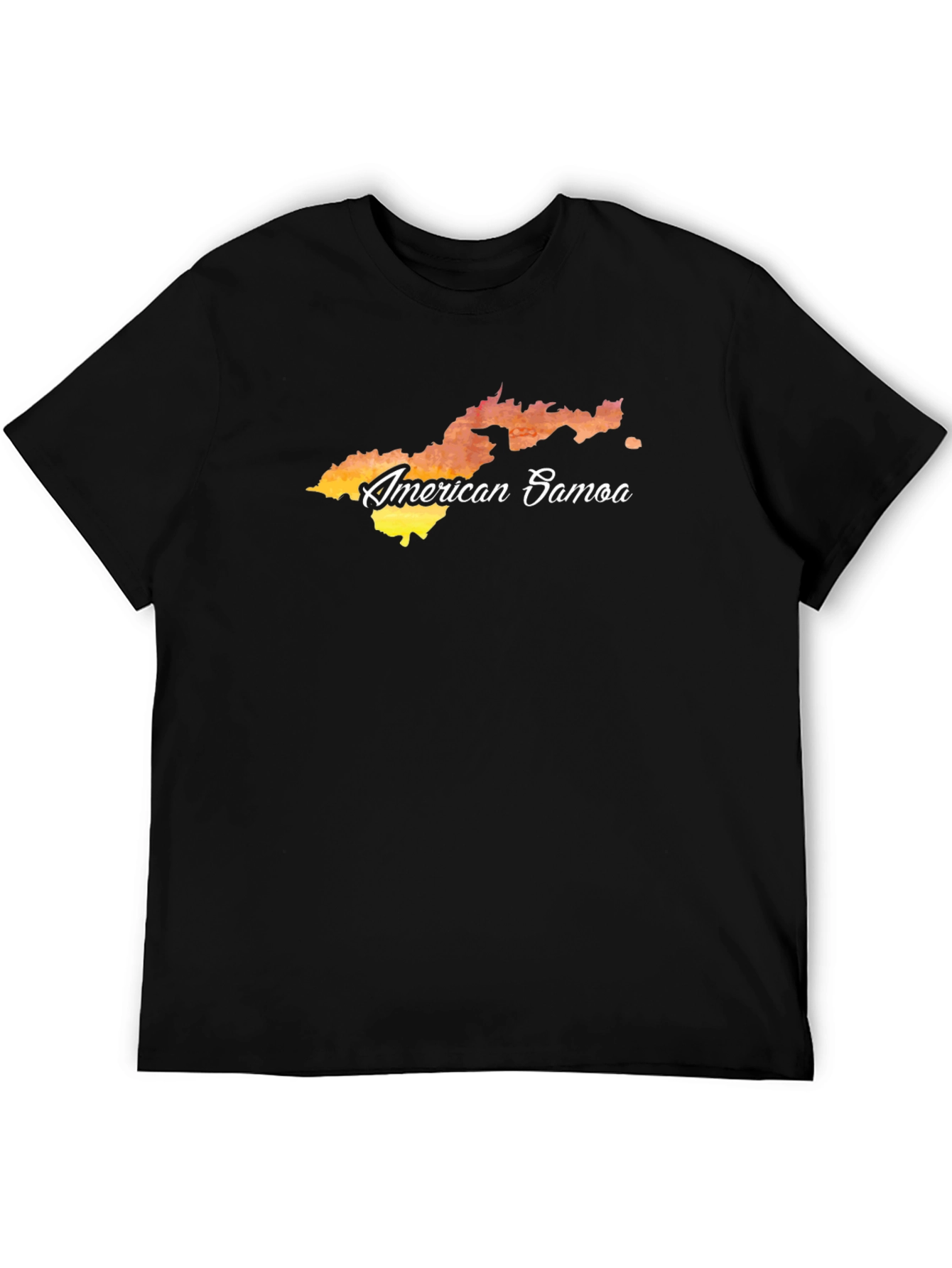 American Samoa T-Shirt Island Map Tee