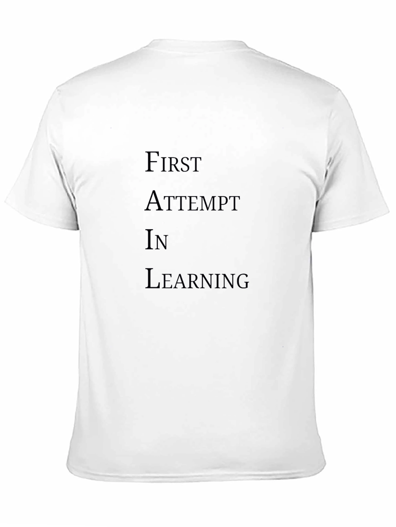 First Attempt In Learning Black T-Shirt