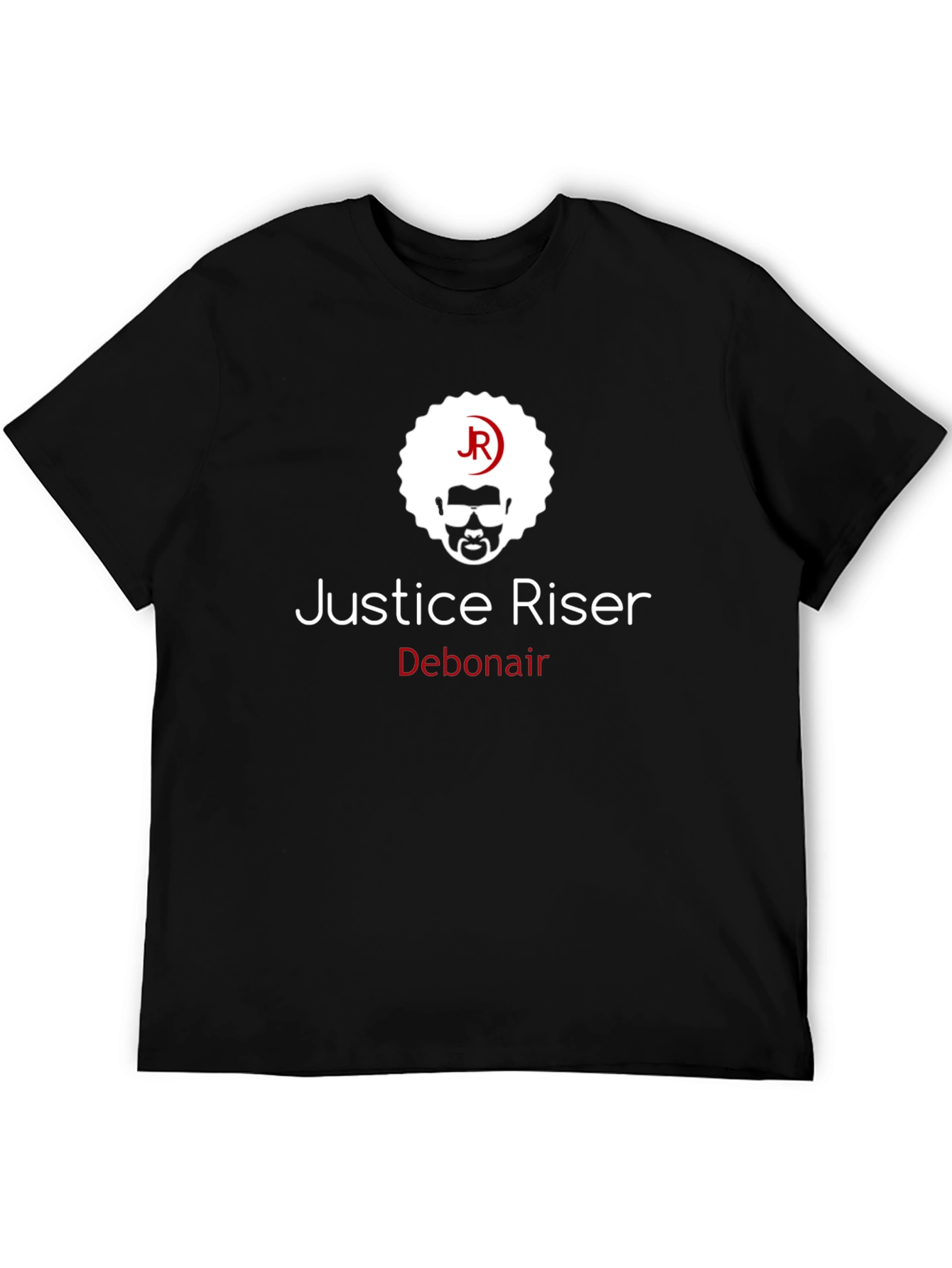 Justice Riser Debonair Graphic Tee - Black Cotton Blend