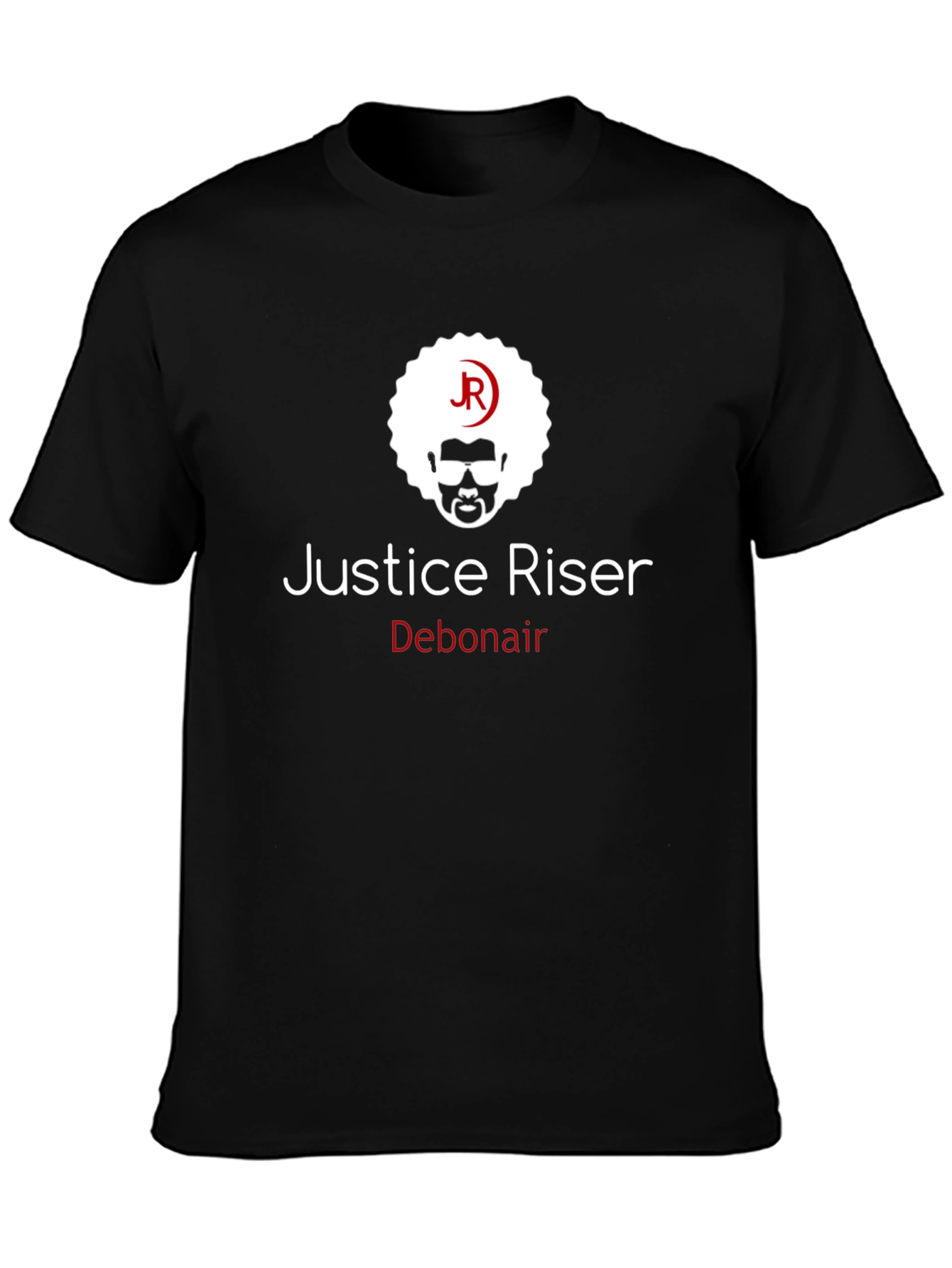 Justice Riser Debonair Graphic Tee - Black Cotton Blend