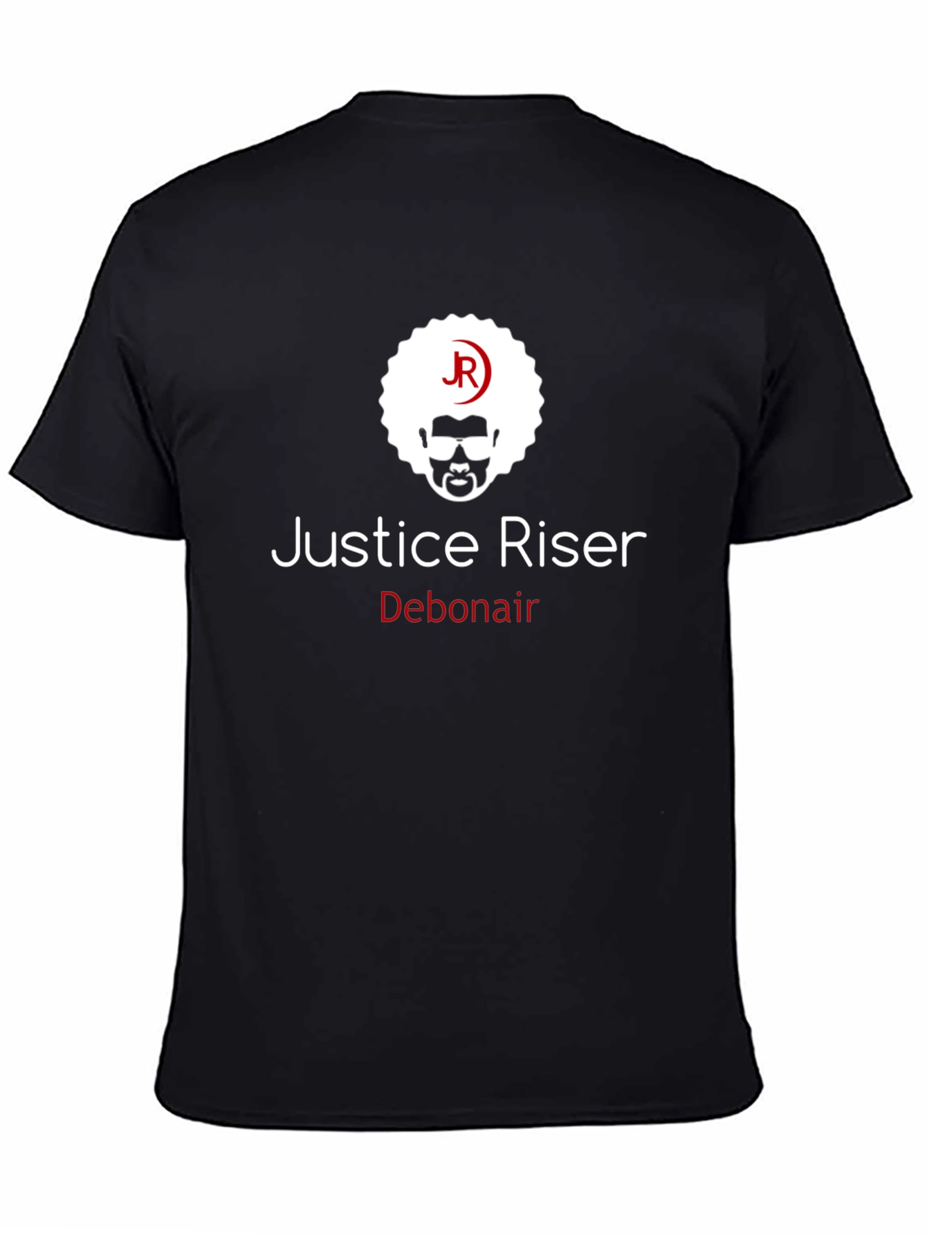 Justice Riser Debonair Graphic Tee - Black Cotton Blend