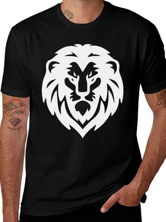 Lion Graphic Black T-Shirt