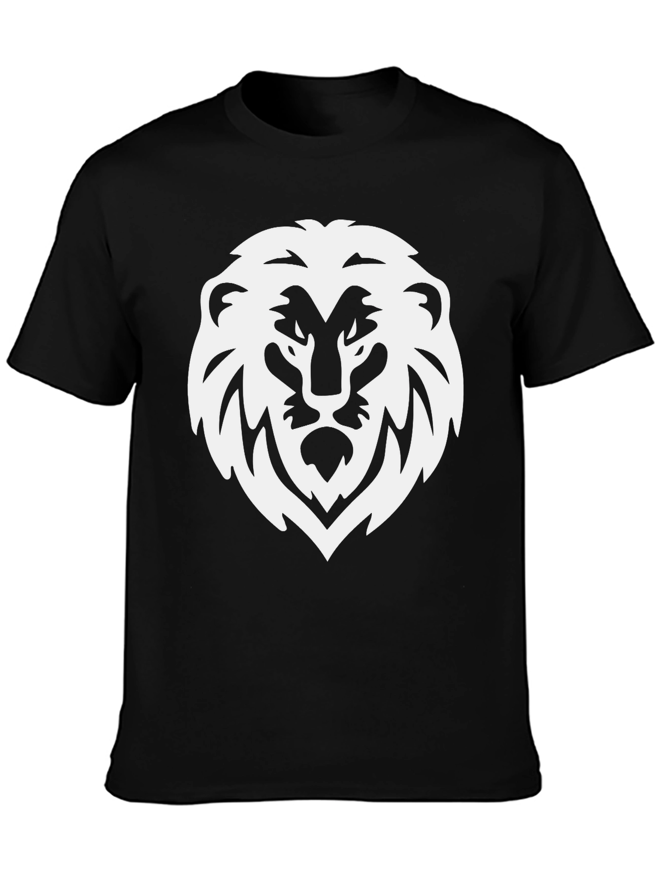 Lion Graphic Black T-Shirt