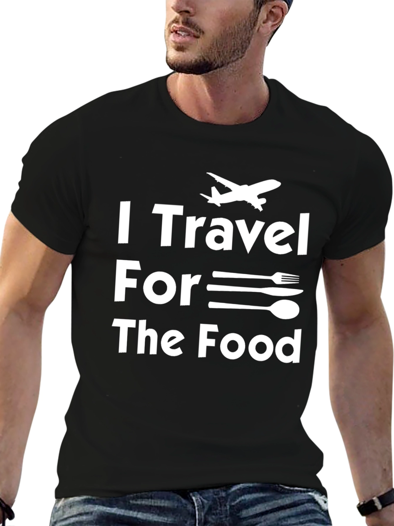I Travel For The Food Graphic Tee