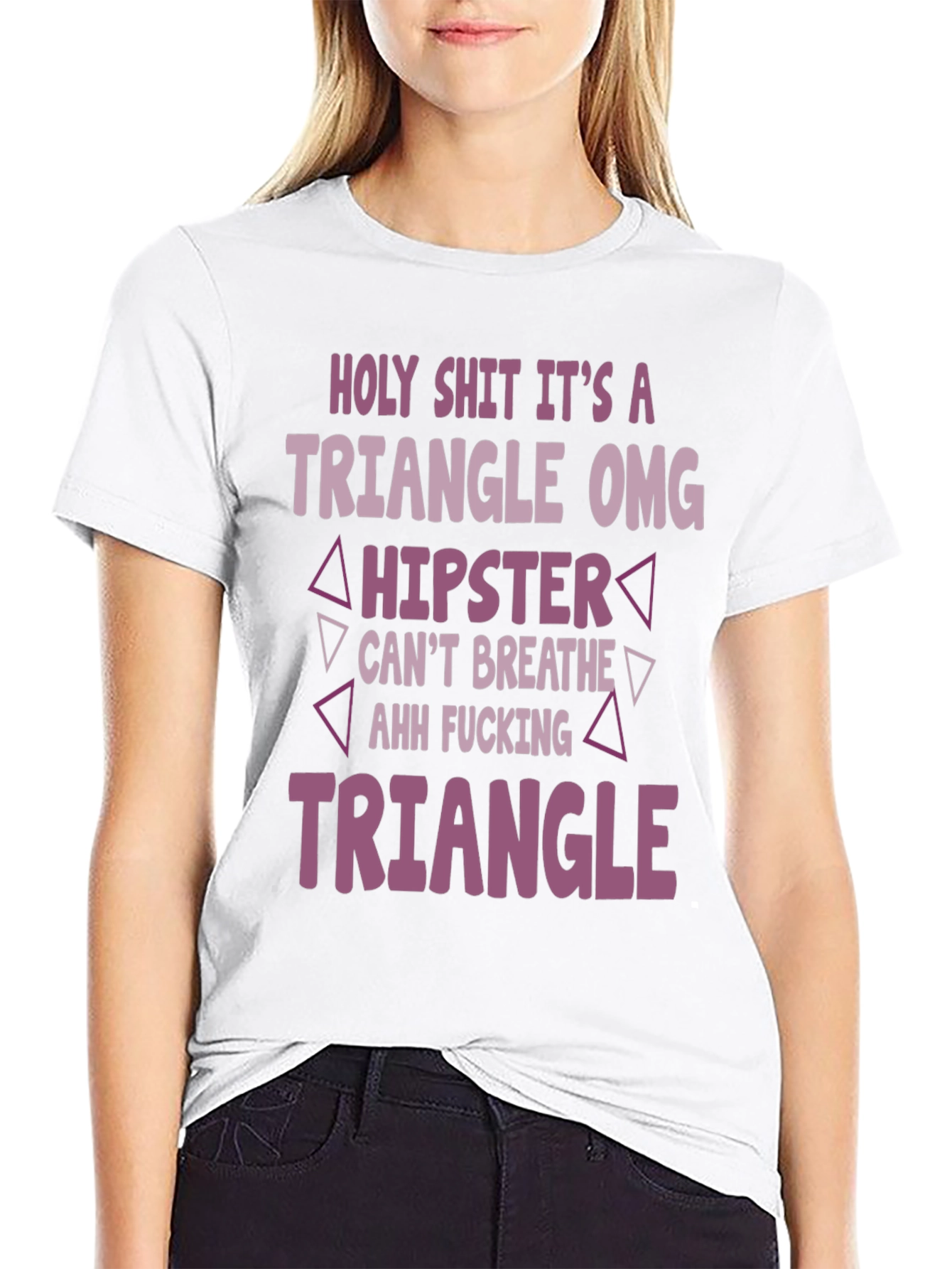 Triangle OMG Graphic T-Shirt
