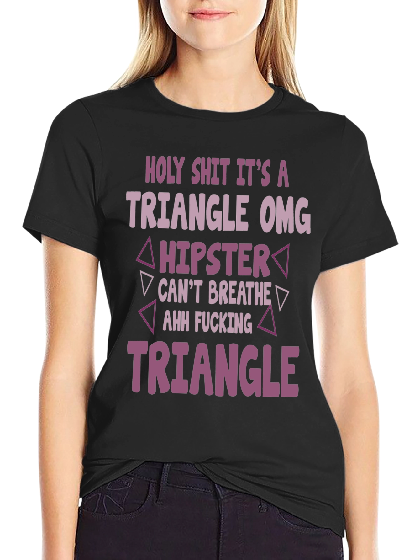 Triangle OMG Graphic T-Shirt