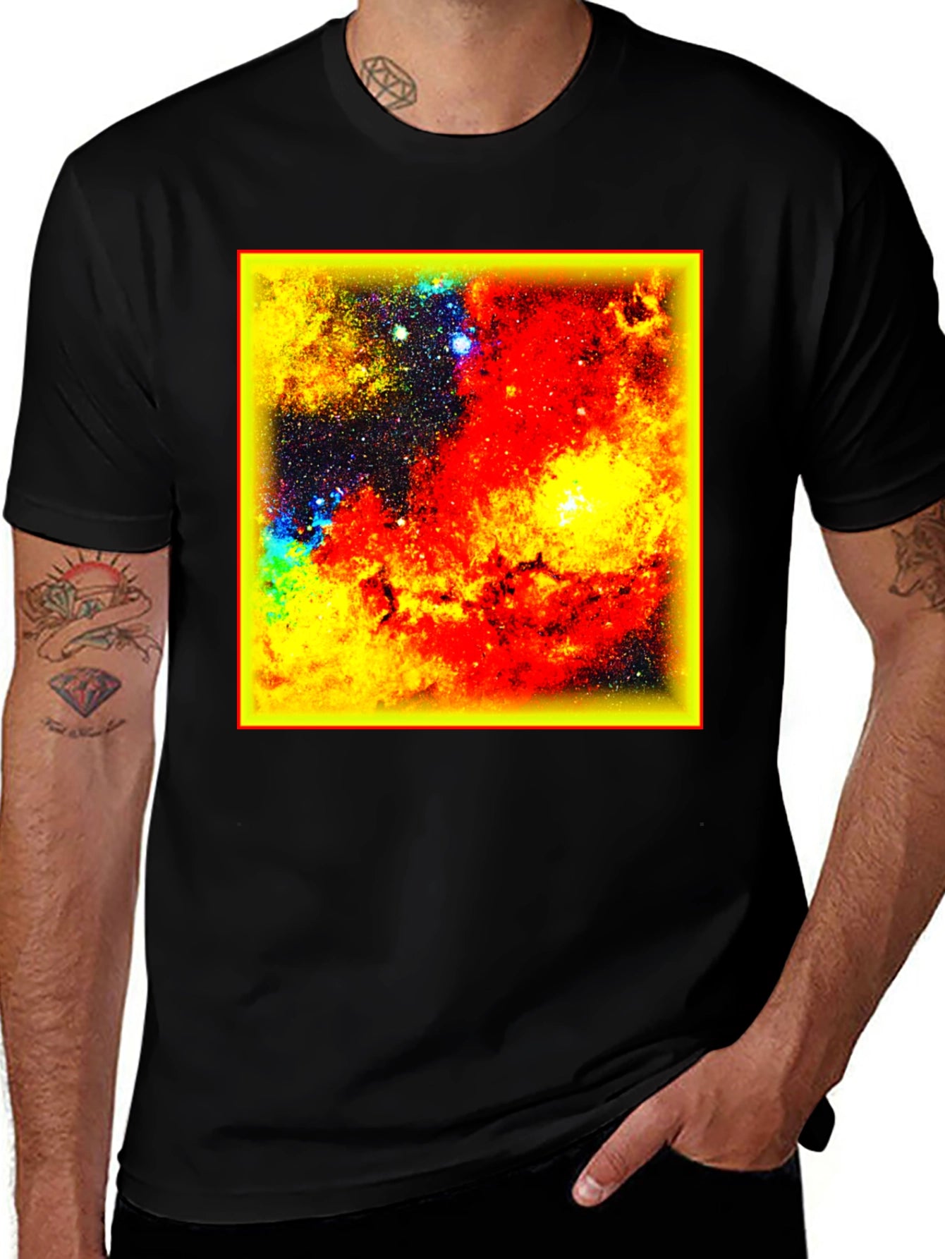 Nebula Graphic Tee - Space Inspired Design