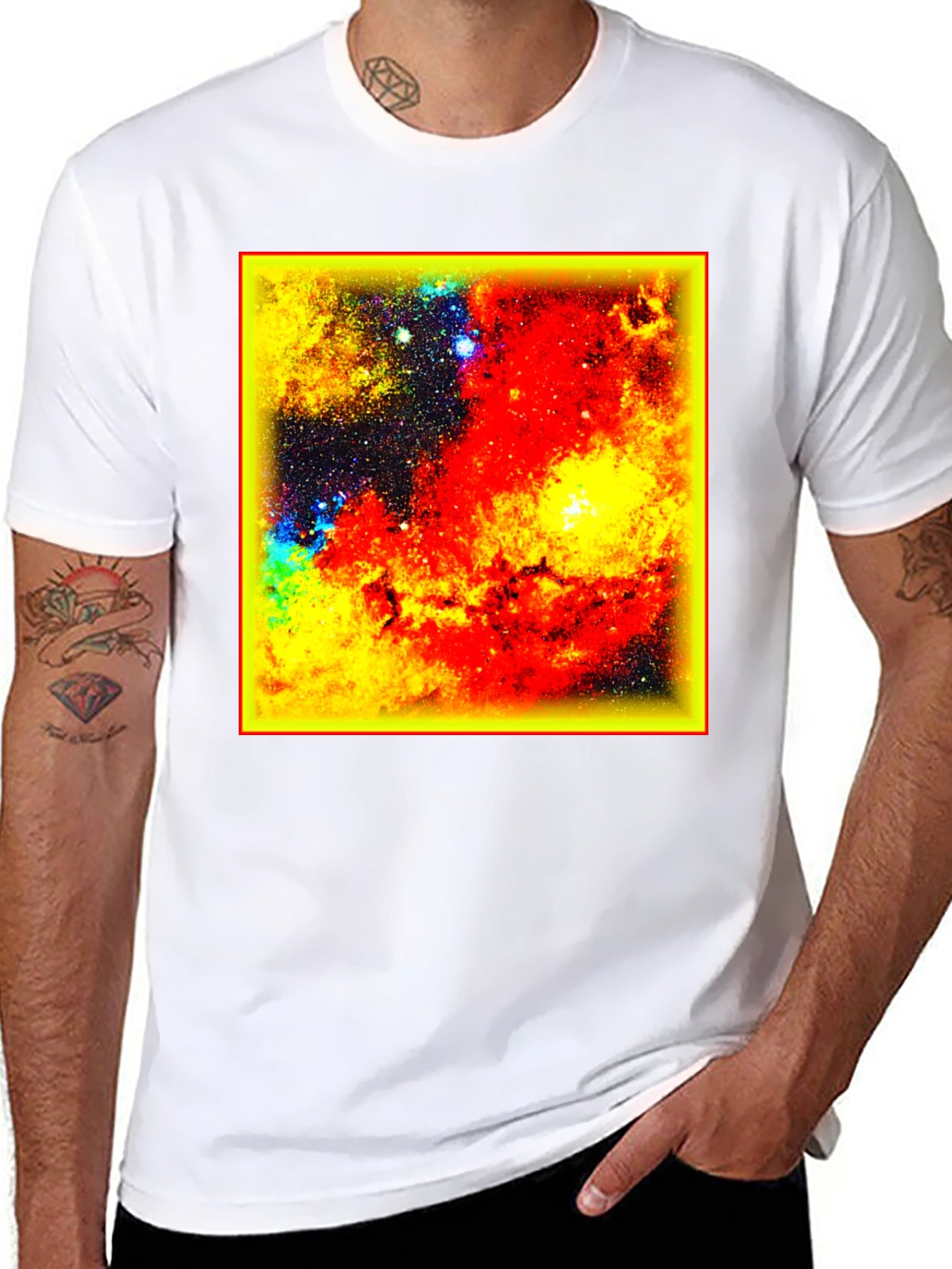 Nebula Graphic Tee - Space Inspired Design