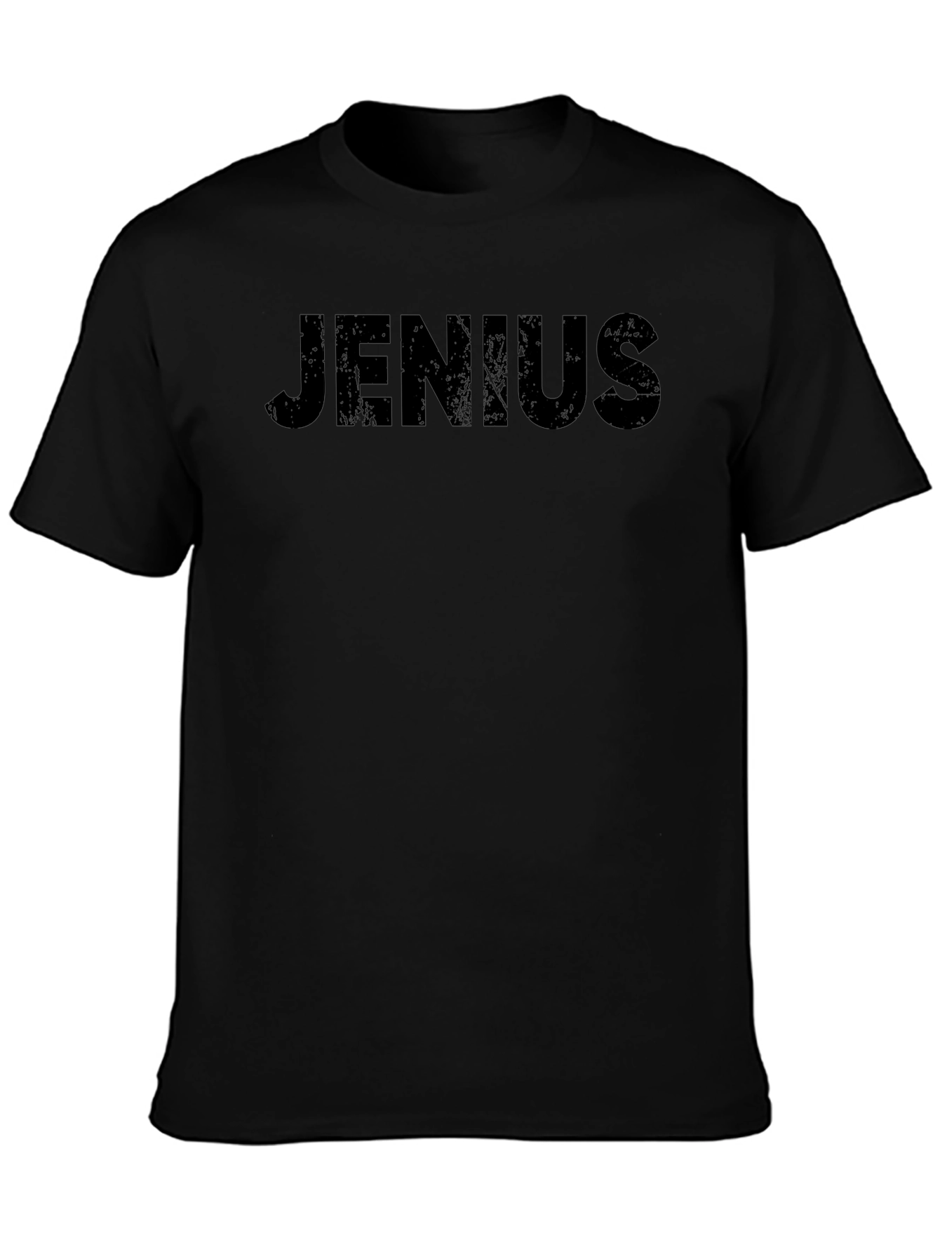 JENIUS Black Graphic Tee