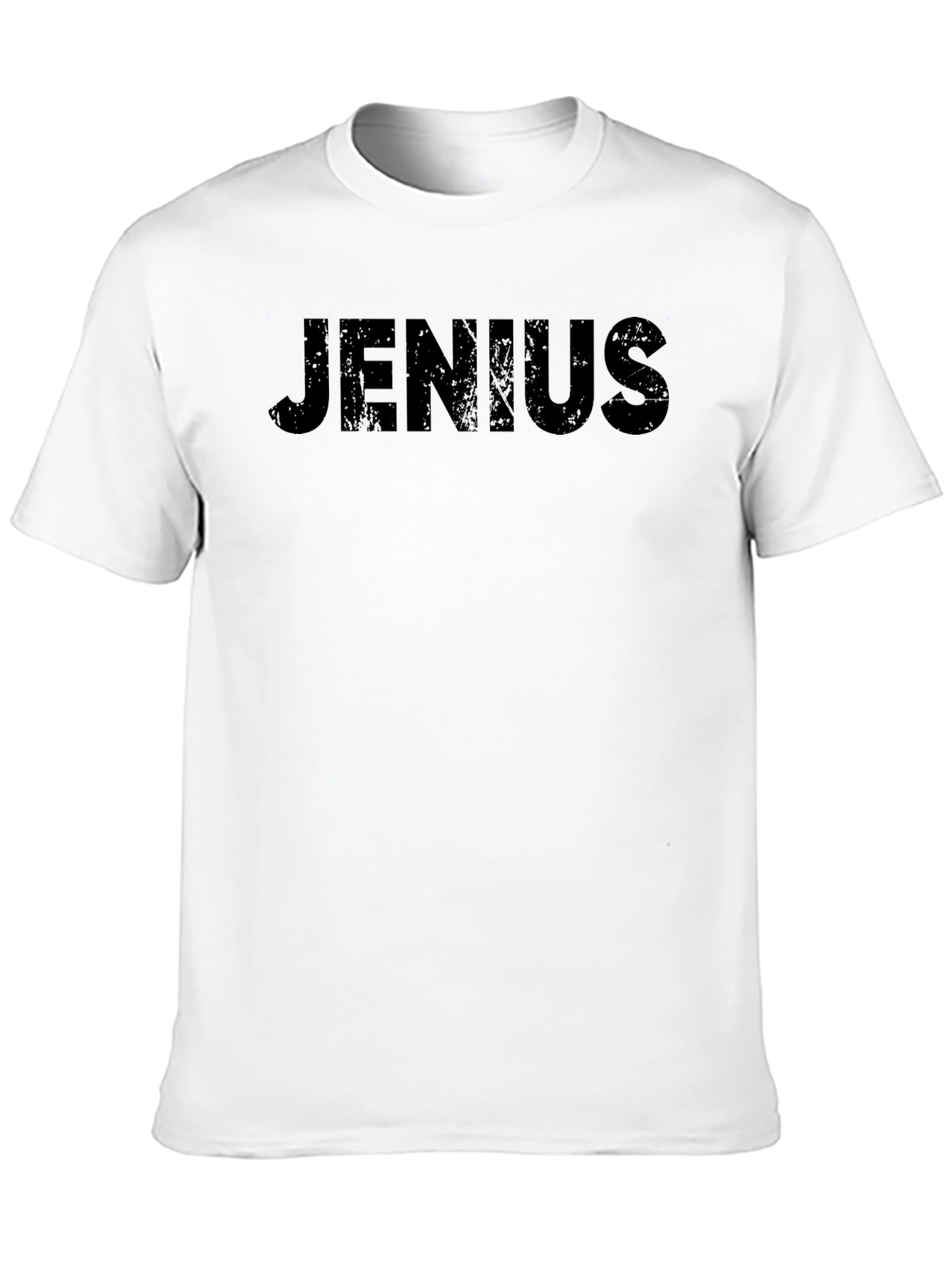 JENIUS Black Graphic Tee