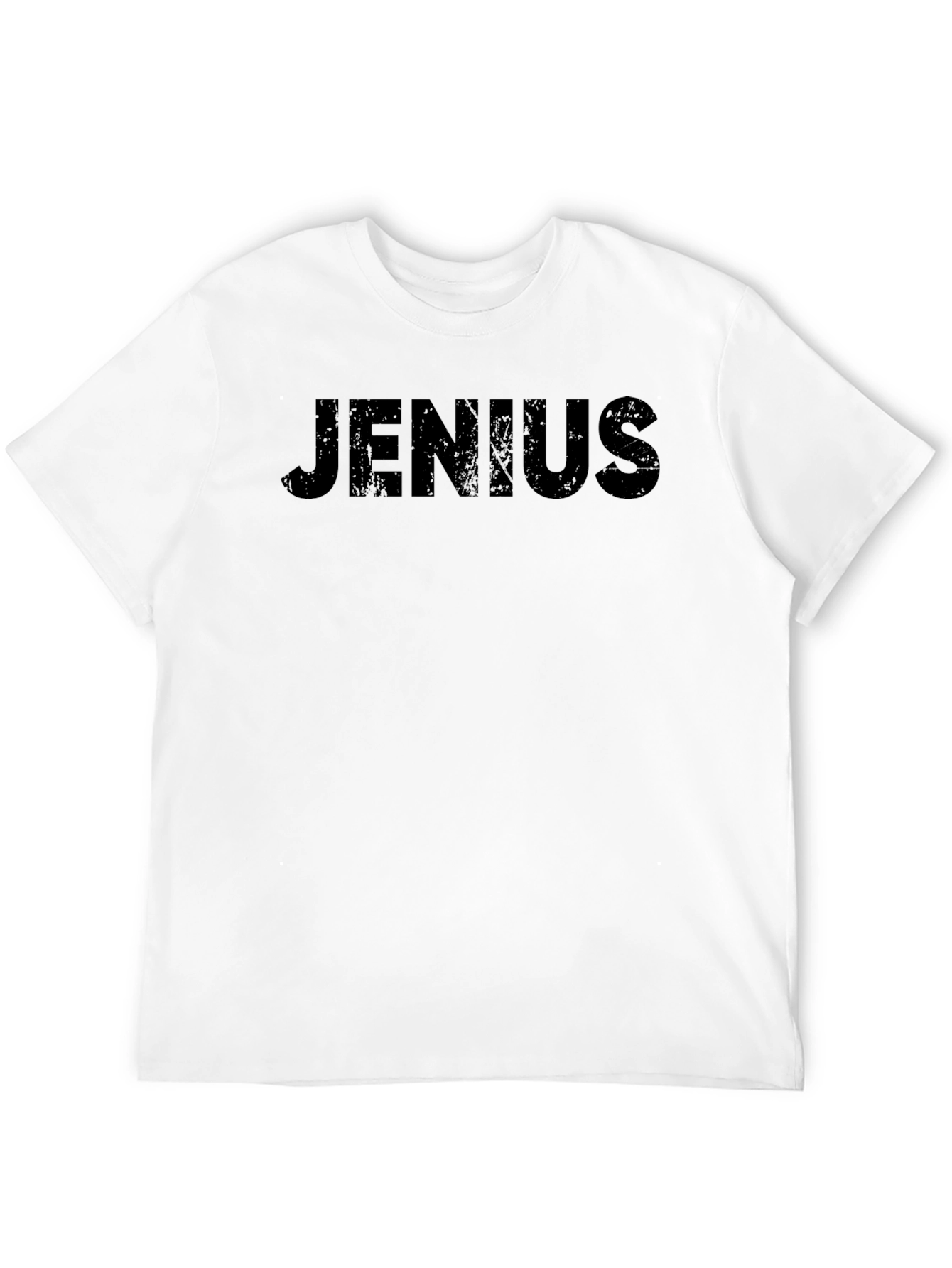 JENIUS Black Graphic Tee