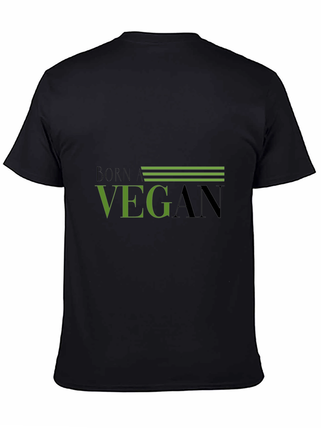 Born Vegan Graphic Tee - Black