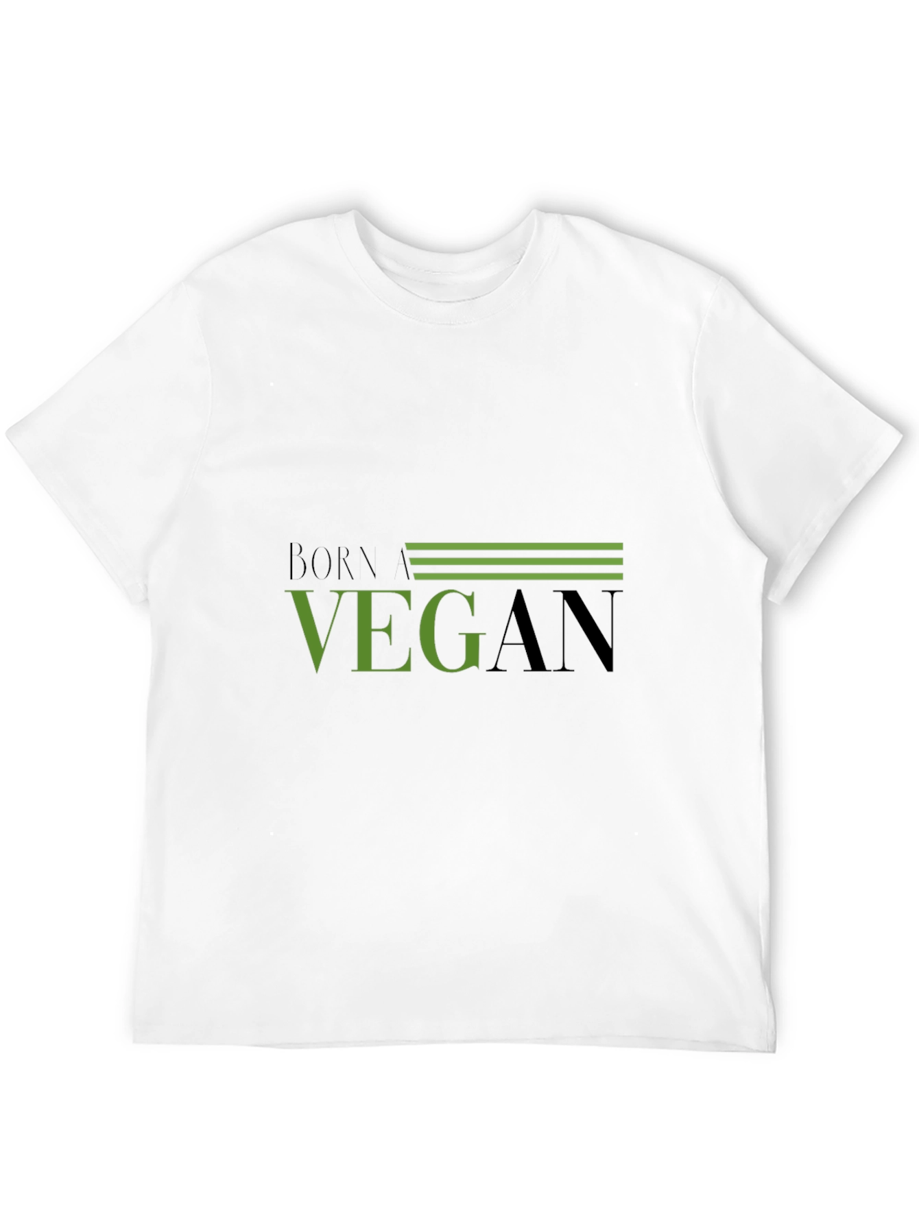 Born Vegan Graphic Tee - Black